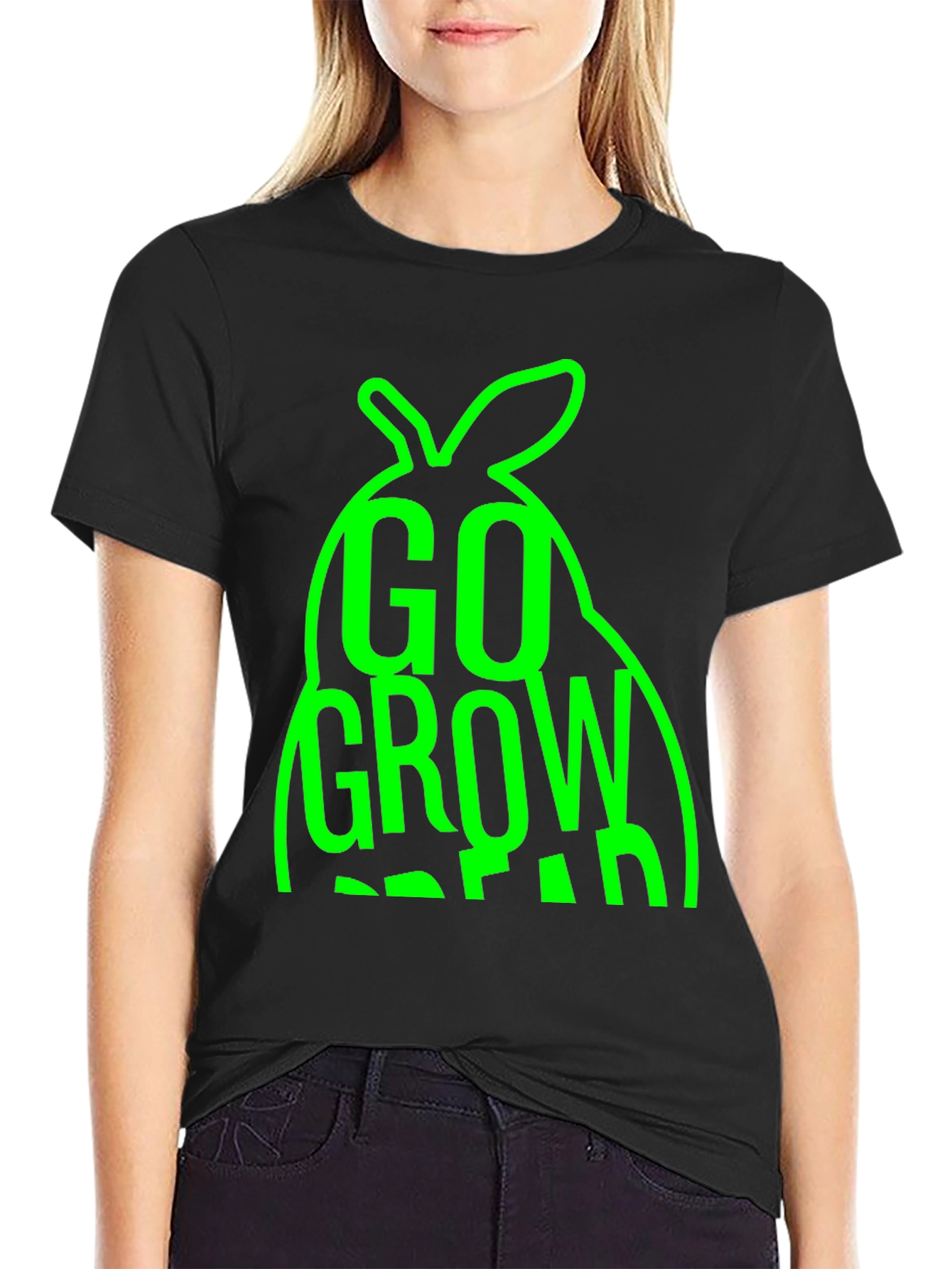 Go Grow Dream Graphic T-Shirt