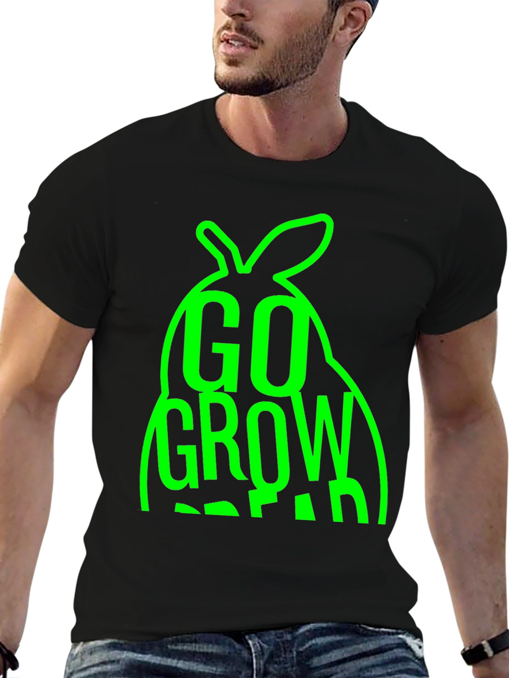 Go Grow Dream Graphic T-Shirt
