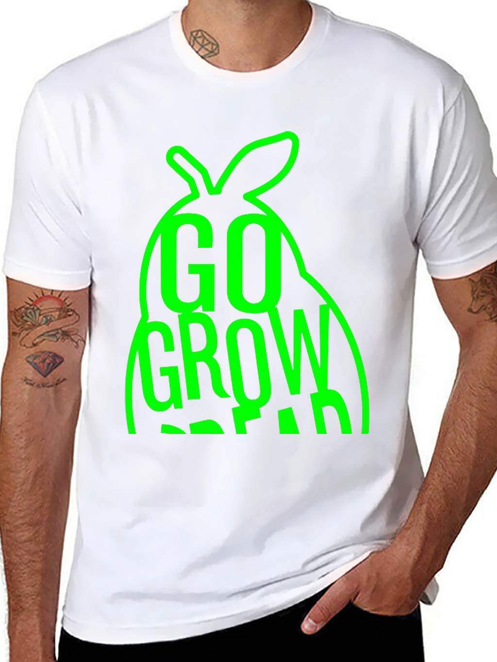 Go Grow Dream Graphic T-Shirt
