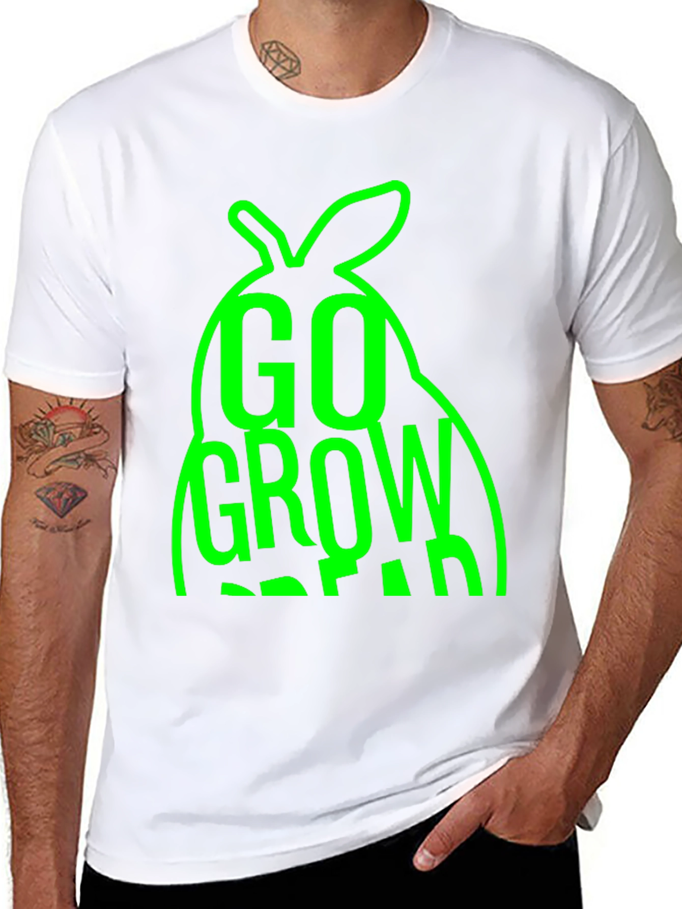 Go Grow Dream Graphic T-Shirt