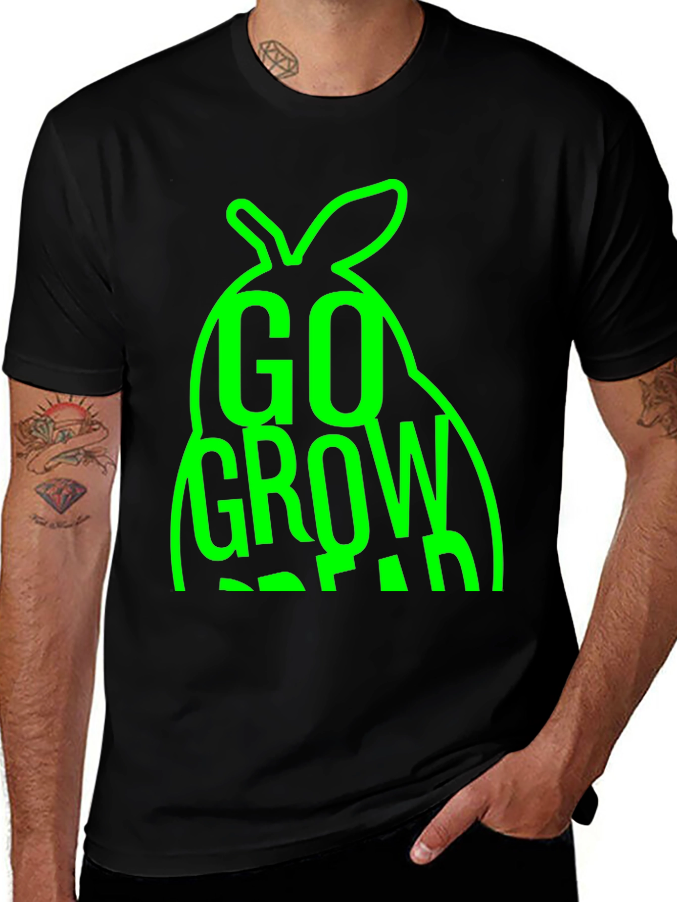Go Grow Dream Graphic T-Shirt