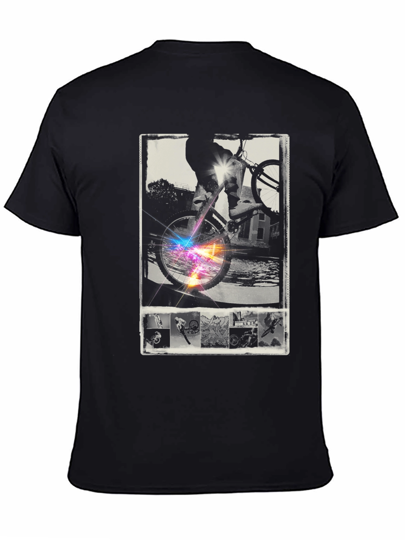 Cool Bike Rider Graphic T-Shirt