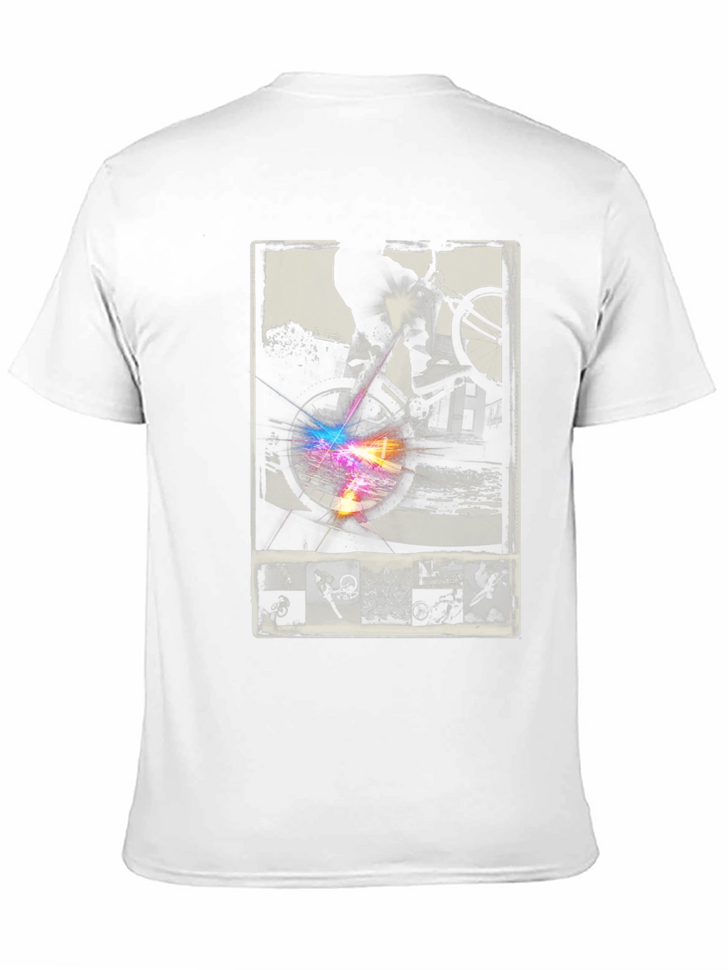 Cool Bike Rider Graphic T-Shirt