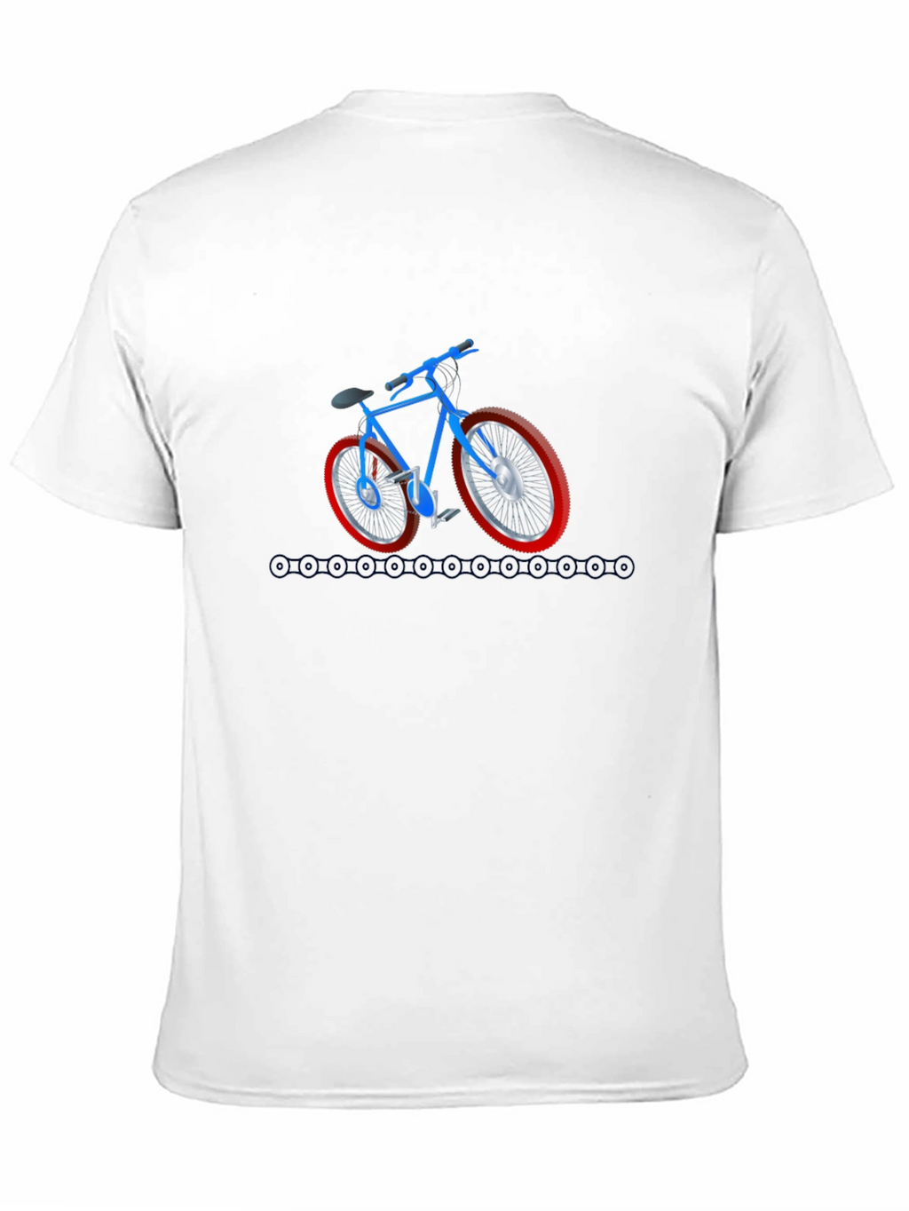 Cool Bicycle Graphic Tee - Black Cotton