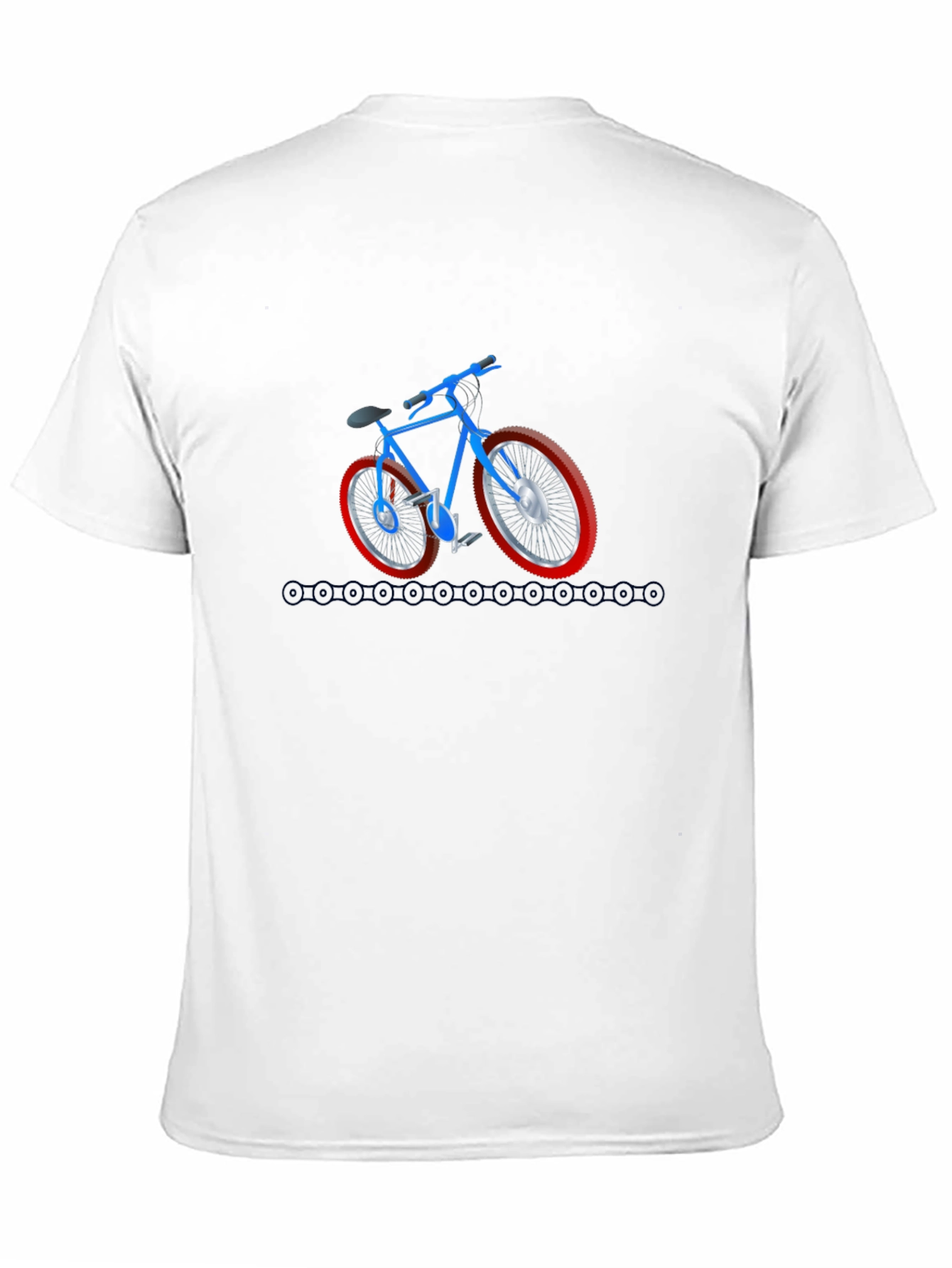 Cool Bicycle Graphic Tee - Black Cotton