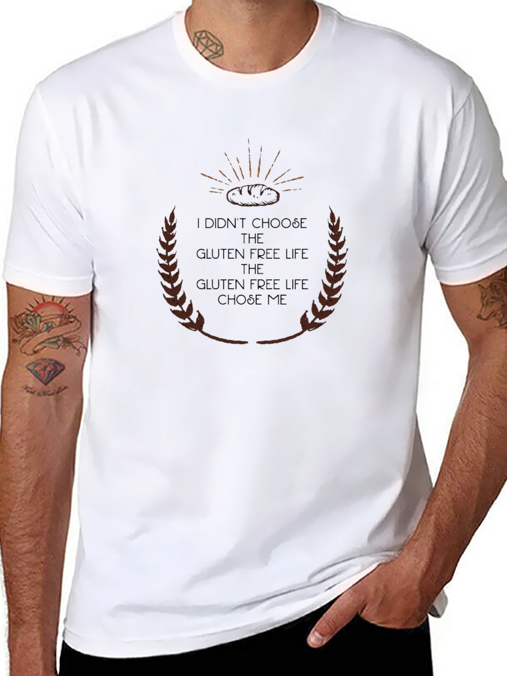 Gluten Free Life T-Shirt - Choose Me Design