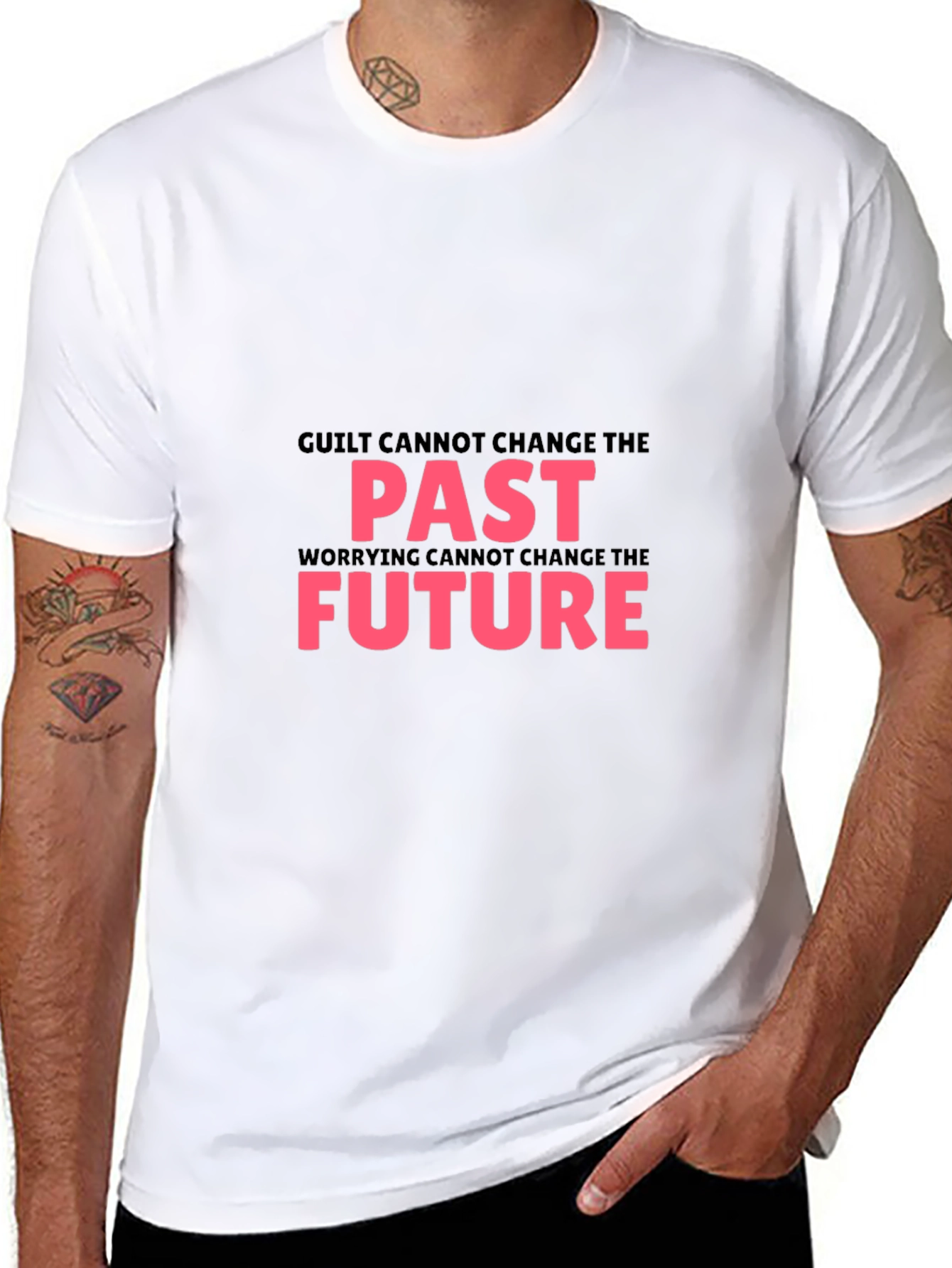 Inspirational T-Shirt - Guilt & Worry Quote