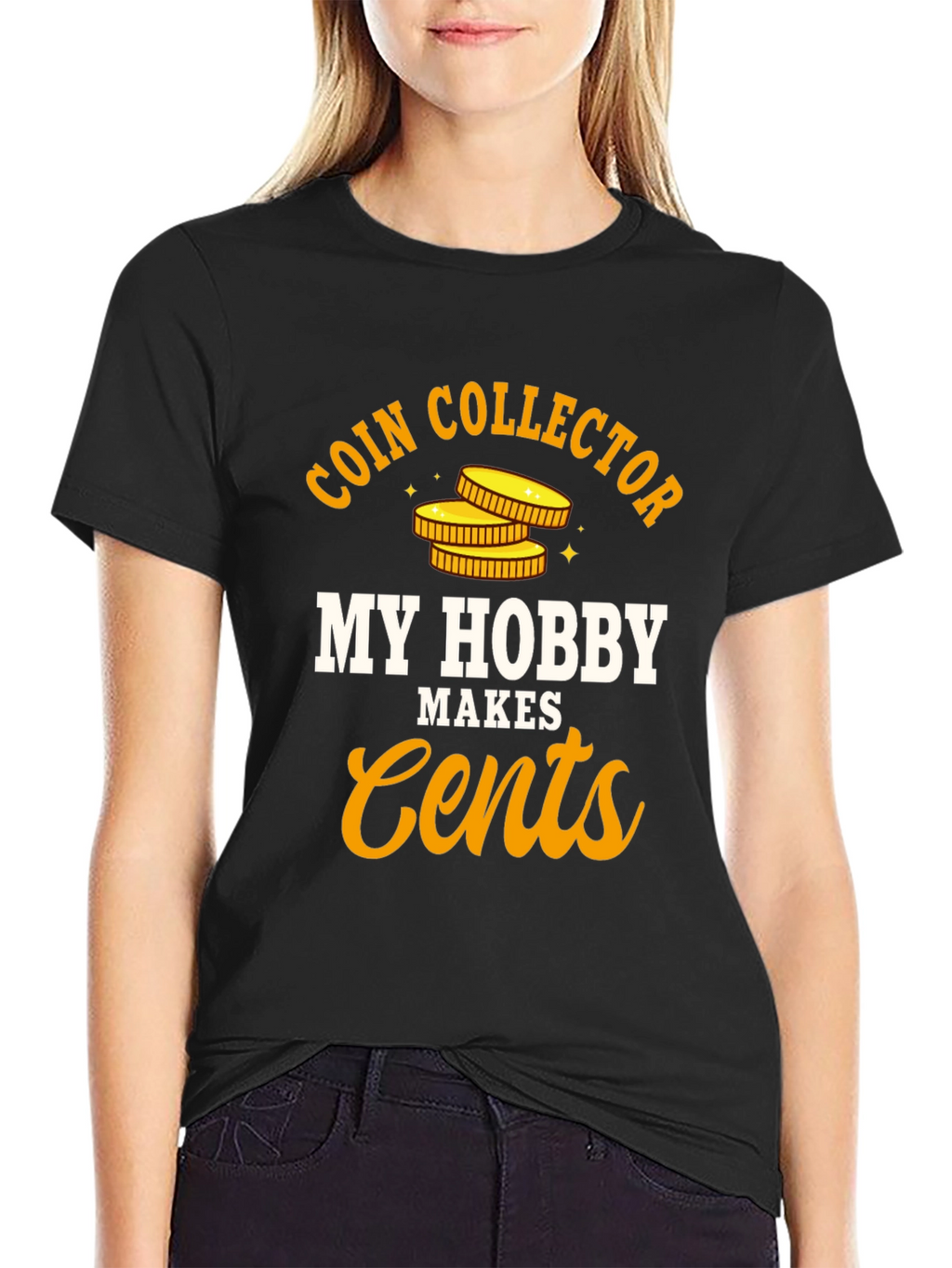 Coin Collector Hobby T-Shirt - Makes Cents
