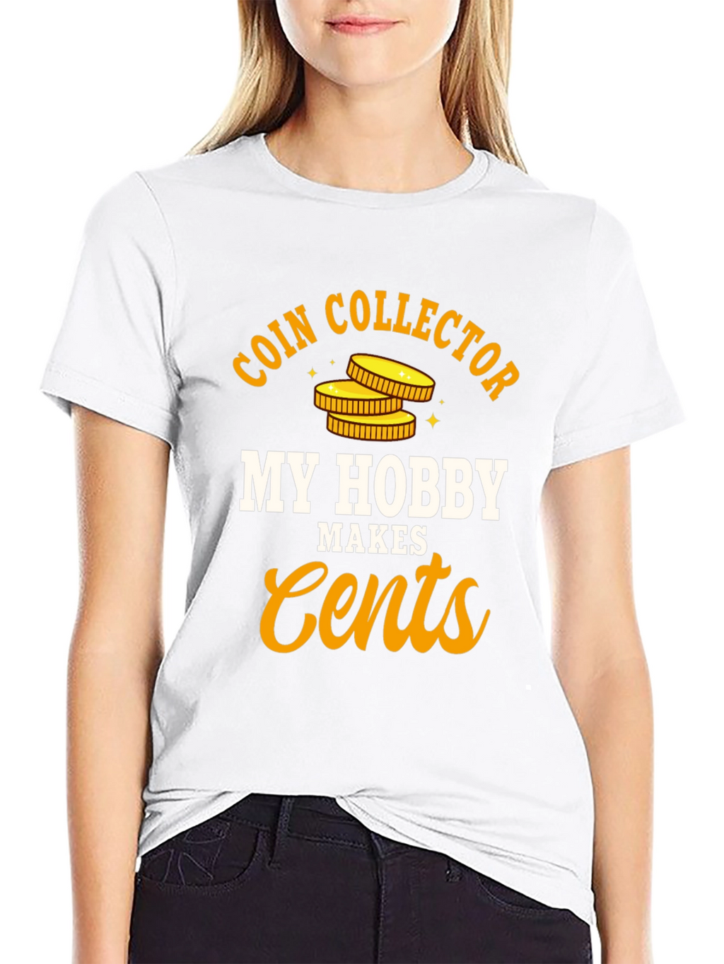 Coin Collector Hobby T-Shirt - Makes Cents