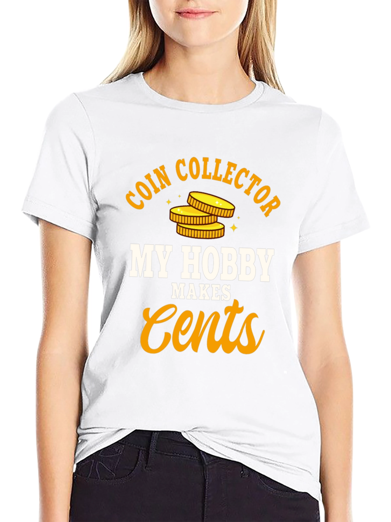 Coin Collector Hobby T-Shirt - Makes Cents