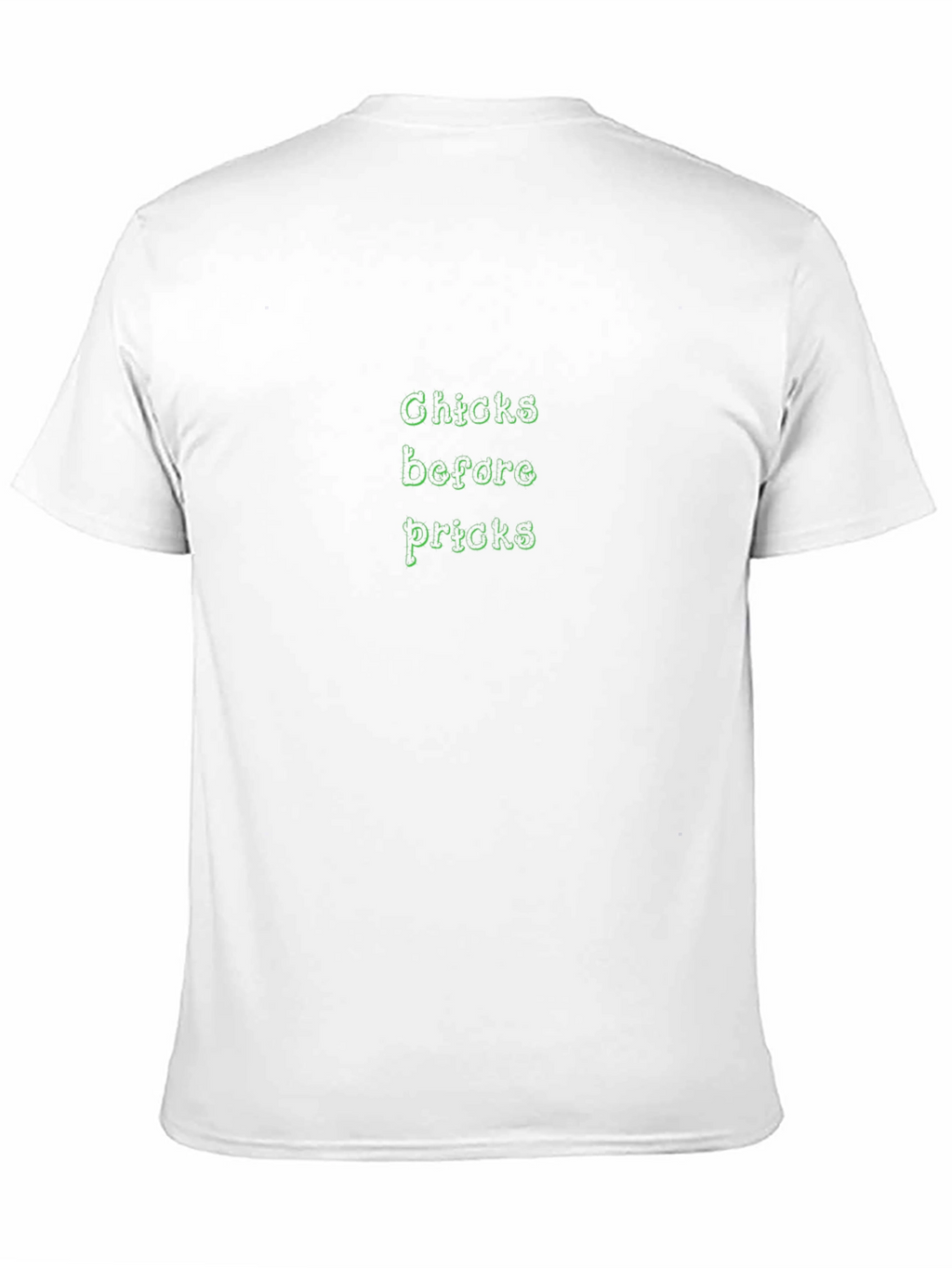 Chicks Before Pricks Graphic T-Shirt - Black
