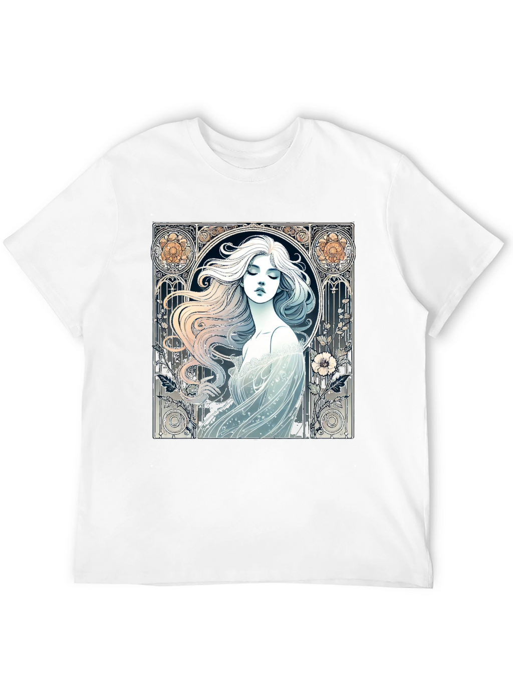 Art Nouveau Woman Graphic Tee