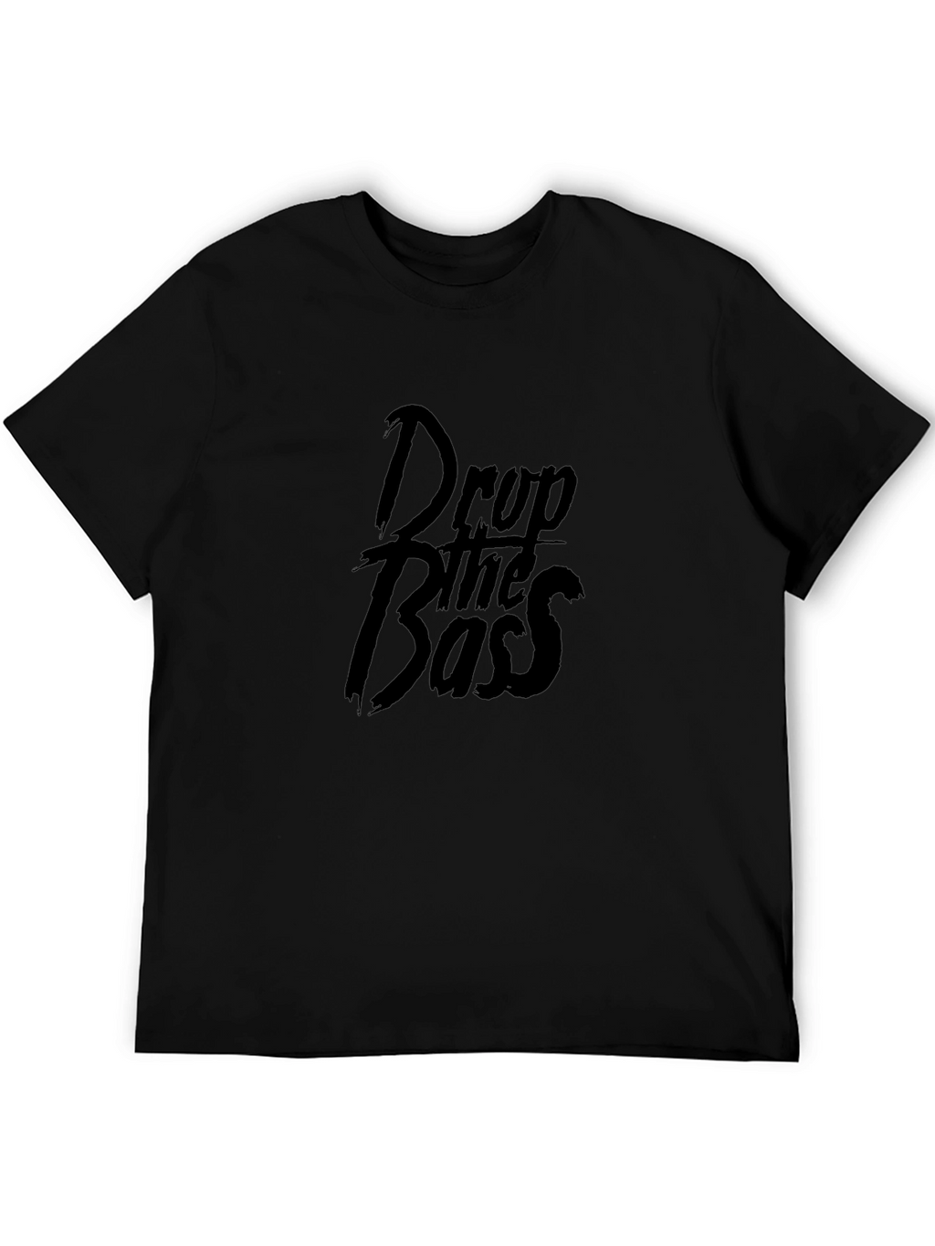 Drop the Bass Black Graphic T-Shirt