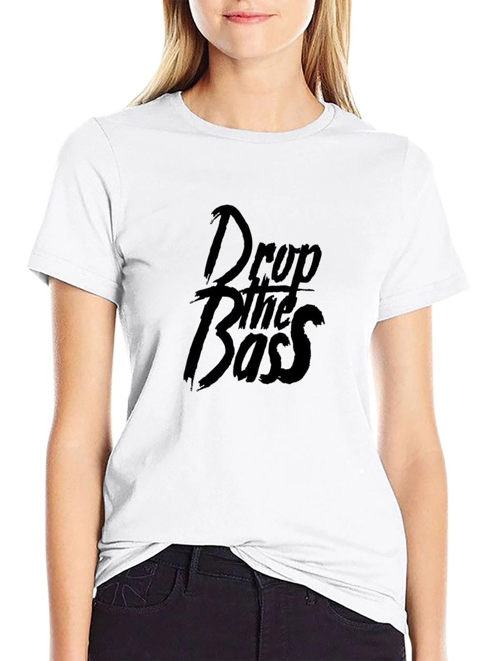 Drop the Bass Black Graphic T-Shirt