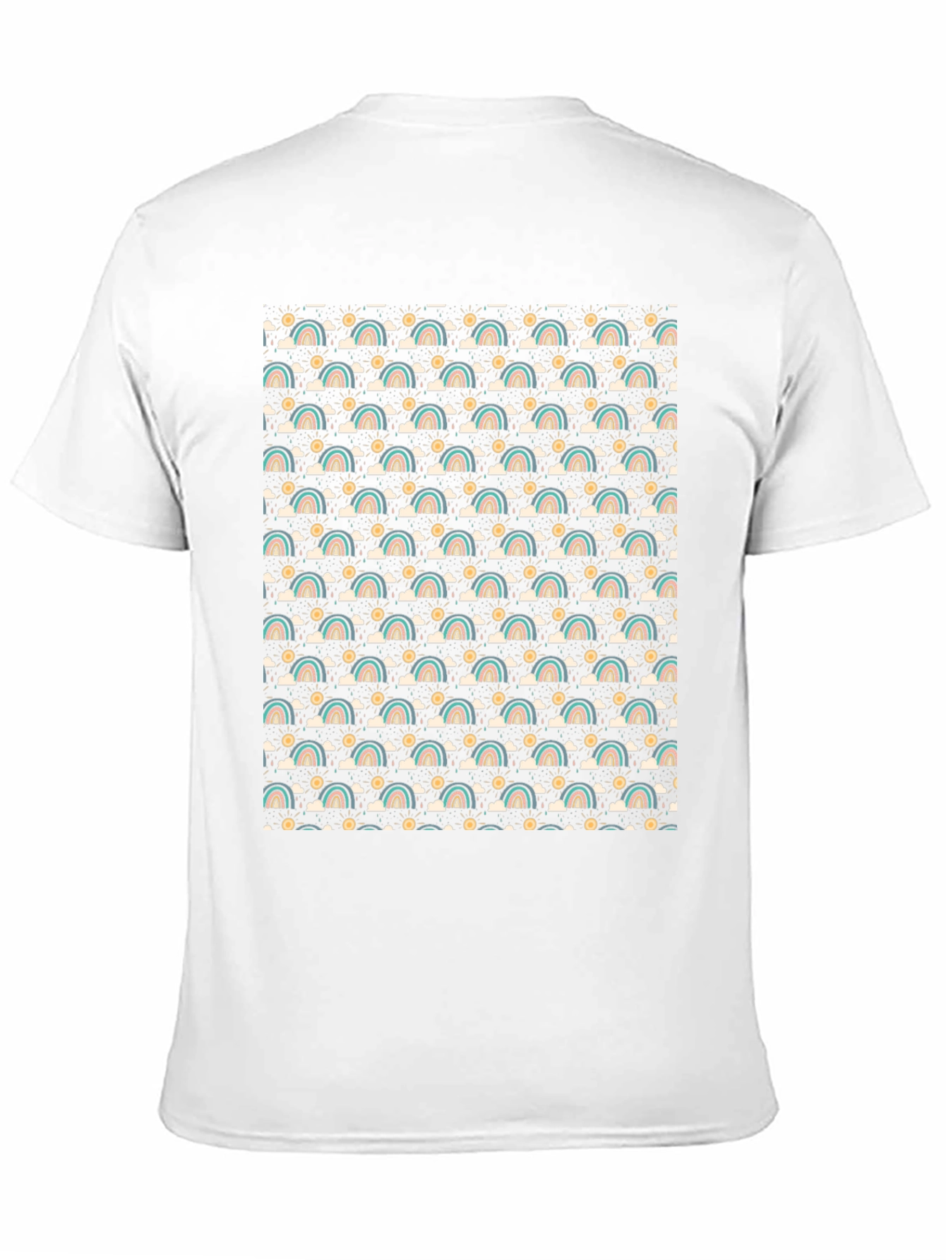 Retro Rainbow Pattern T-Shirt