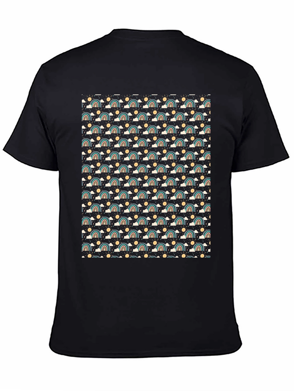 Retro Rainbow Pattern T-Shirt