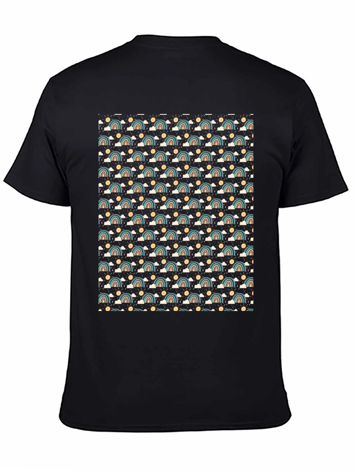 Retro Rainbow Pattern T-Shirt