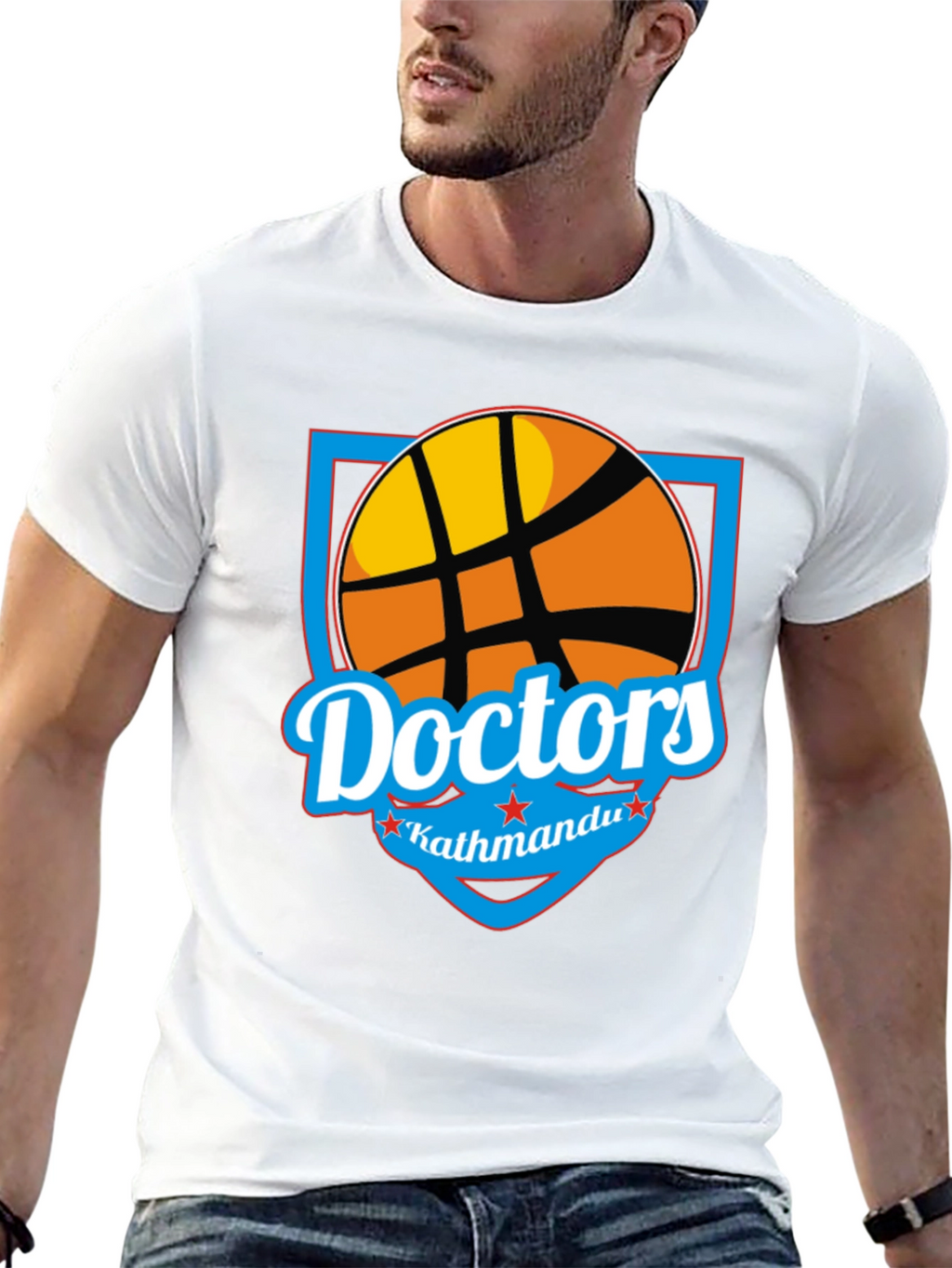 Doctors Kathmandu Basketball Graphic T-Shirt