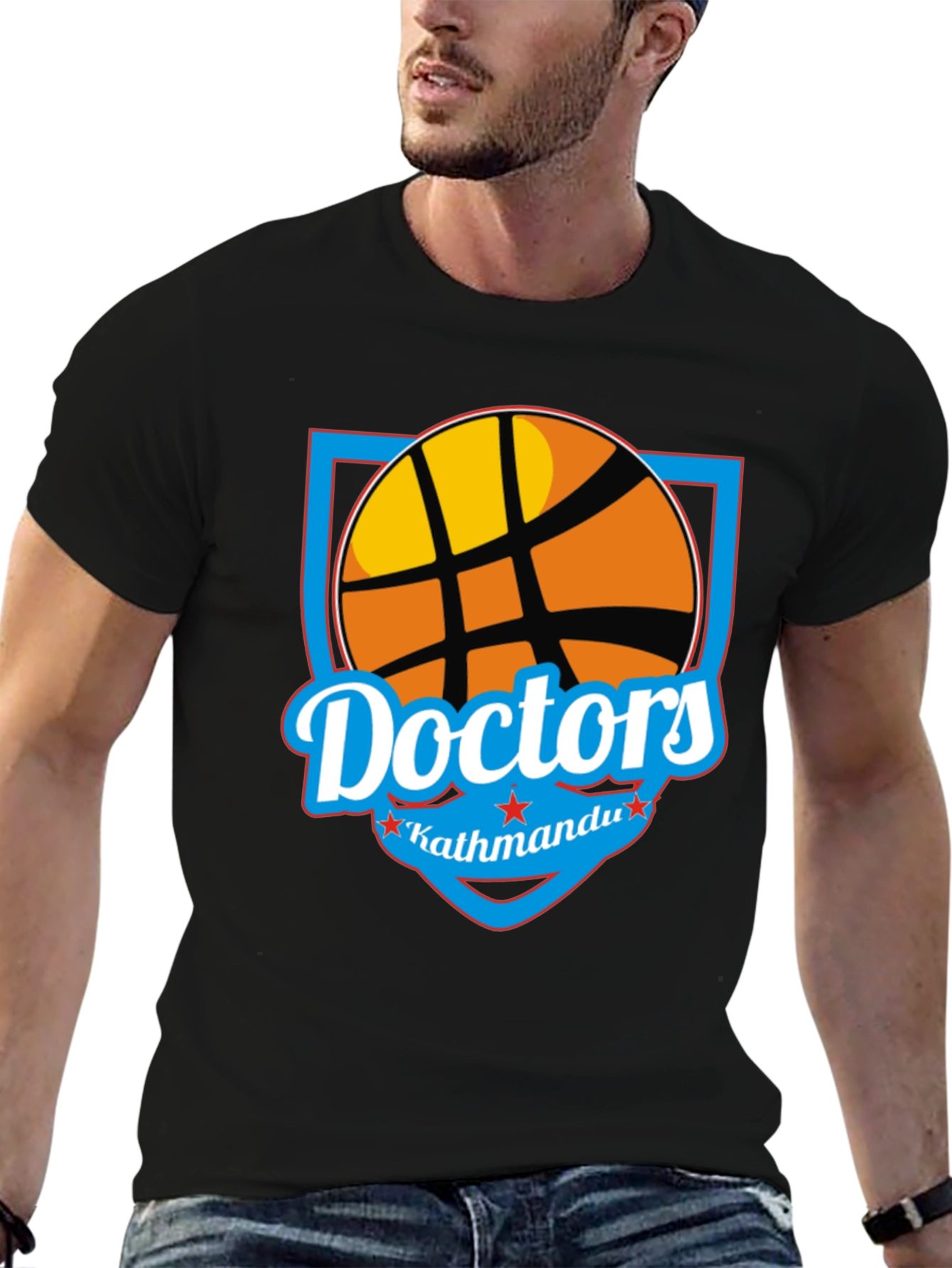 Doctors Kathmandu Basketball Graphic T-Shirt