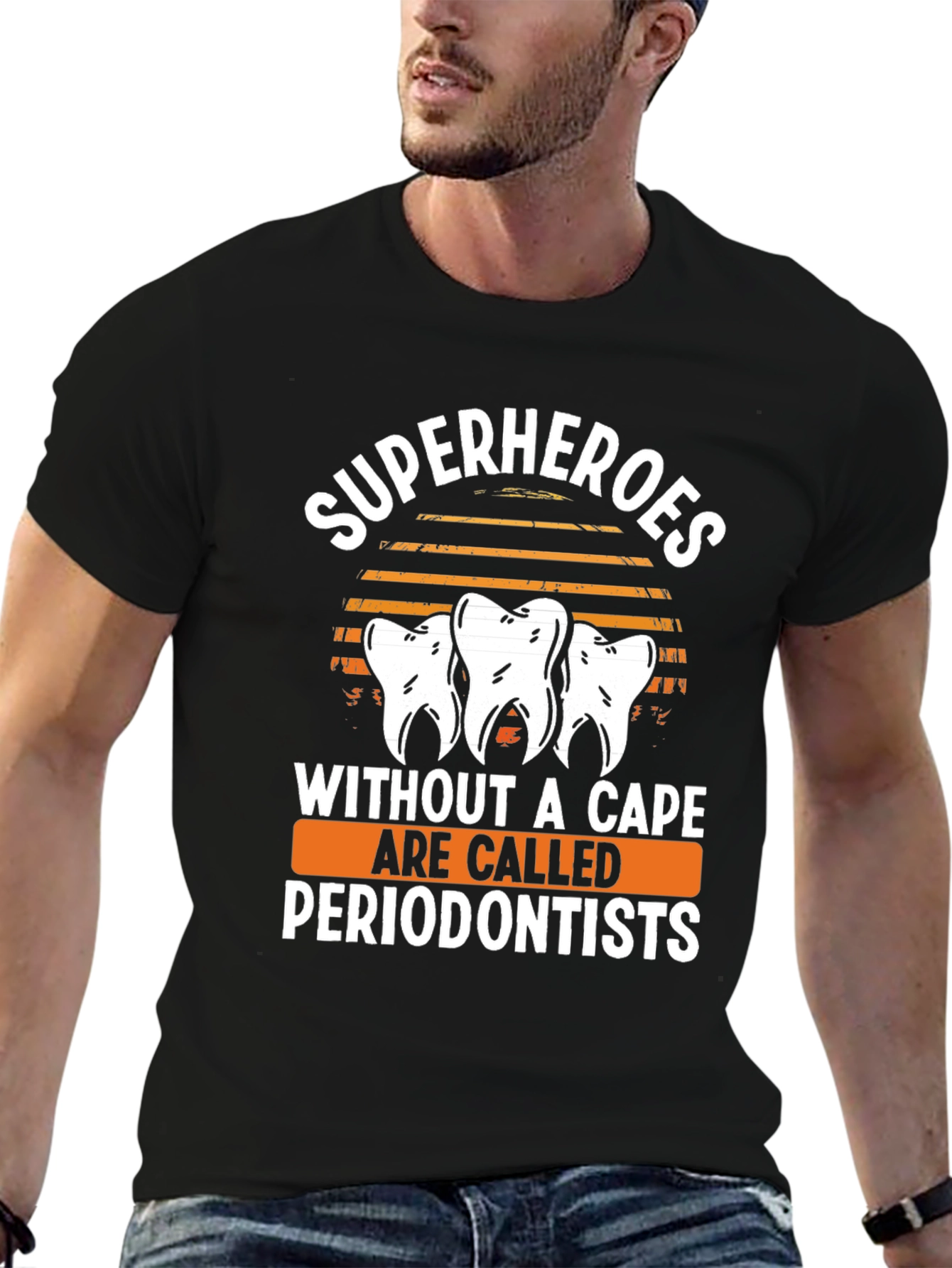 Superhero Periodontist T-Shirt Funny Dental Tee