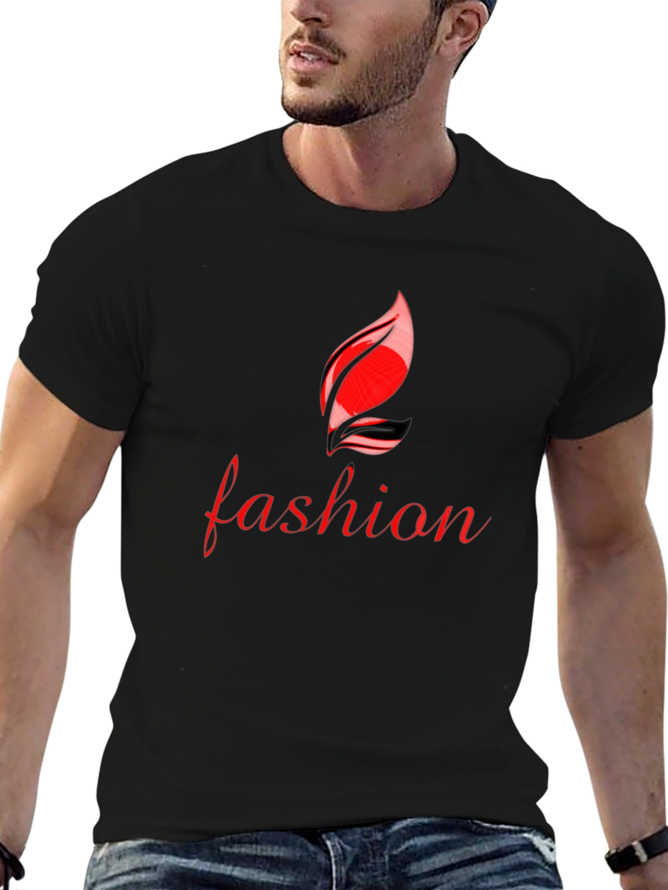 Fashion Graphic Black T-Shirt - Stylish Casual Wear
