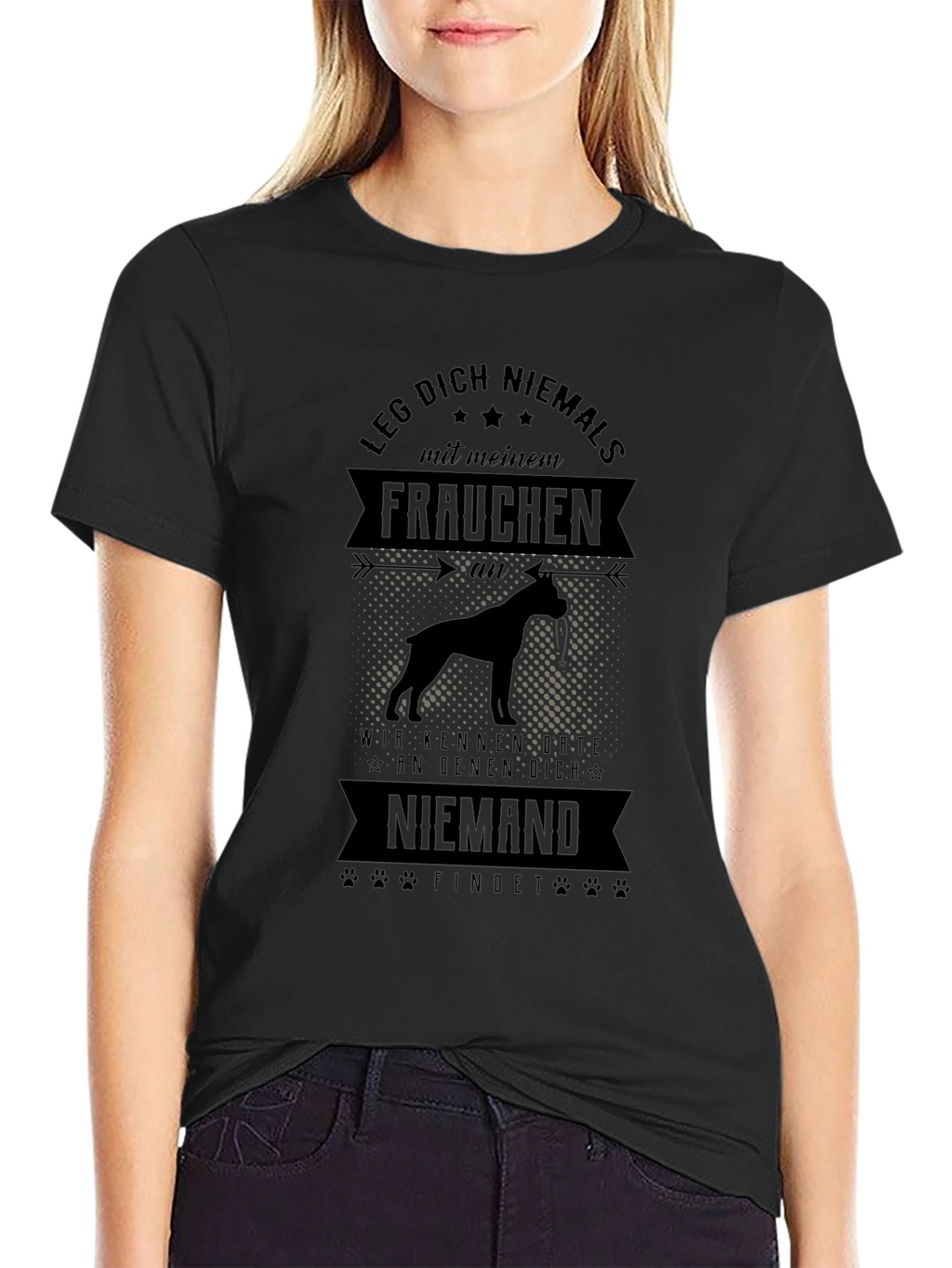 Dog Mom T-Shirt: Funny German Slogan Tee