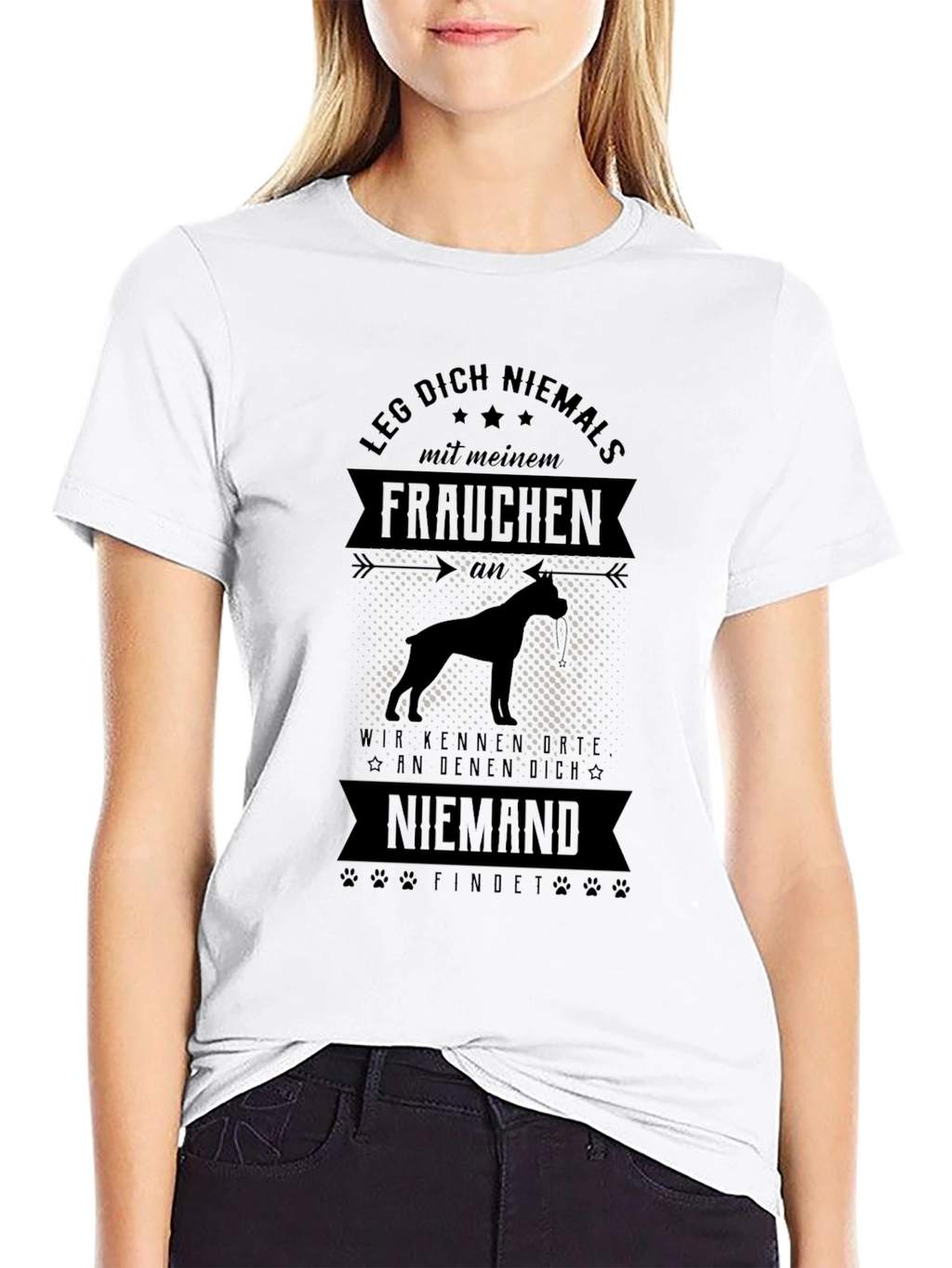 Dog Mom T-Shirt: Funny German Slogan Tee