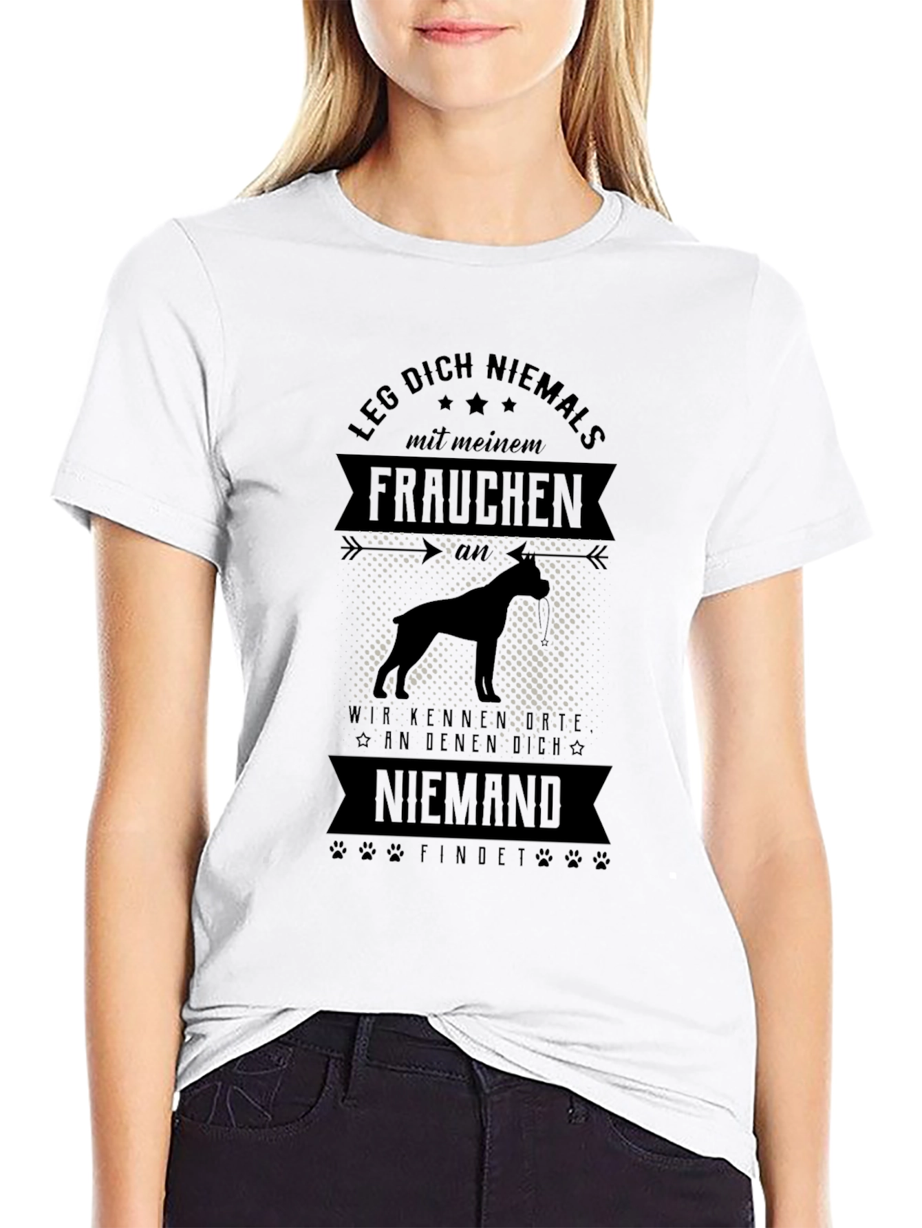 Dog Mom T-Shirt: Funny German Slogan Tee