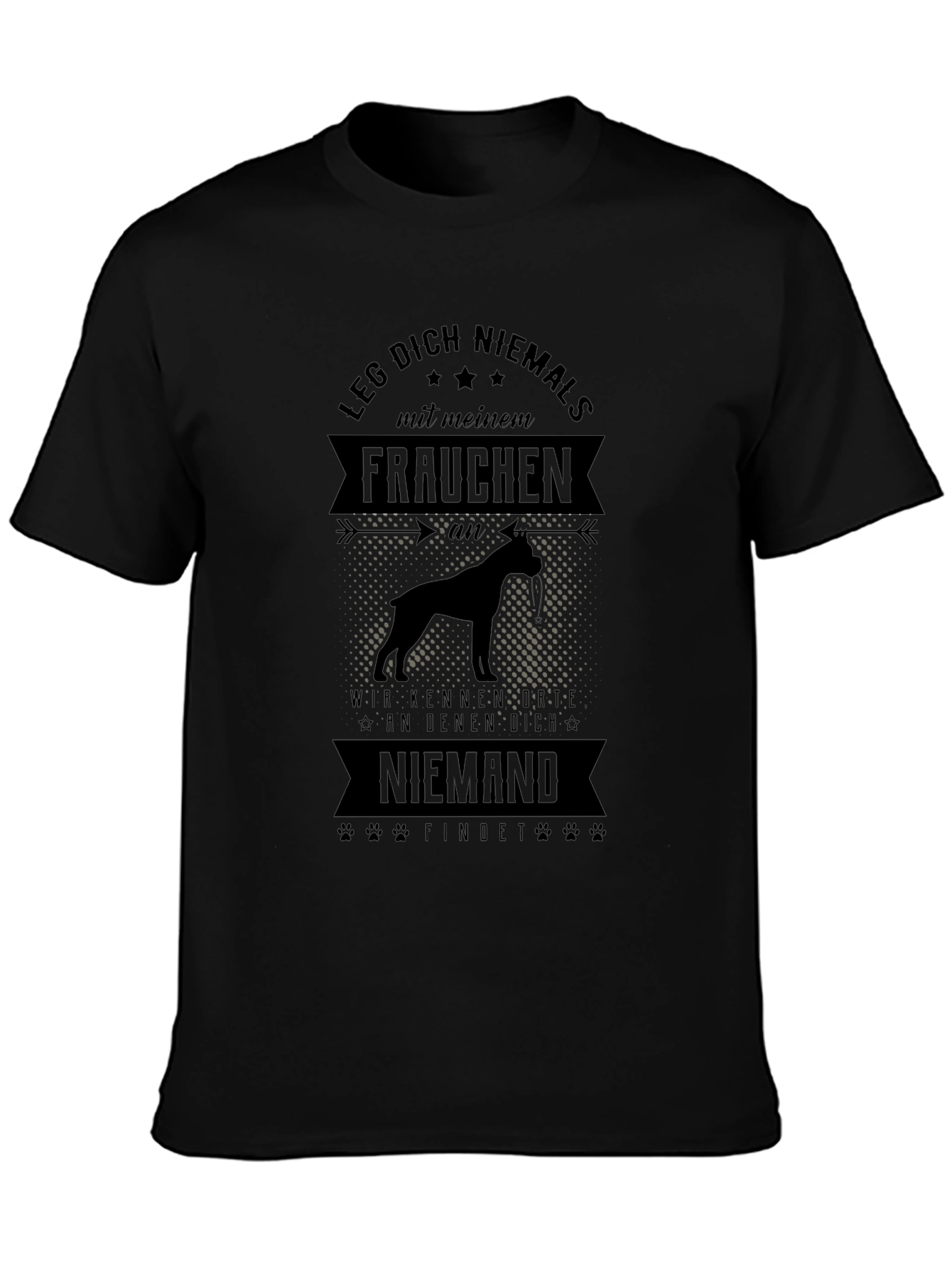 Dog Mom T-Shirt: Funny German Slogan Tee