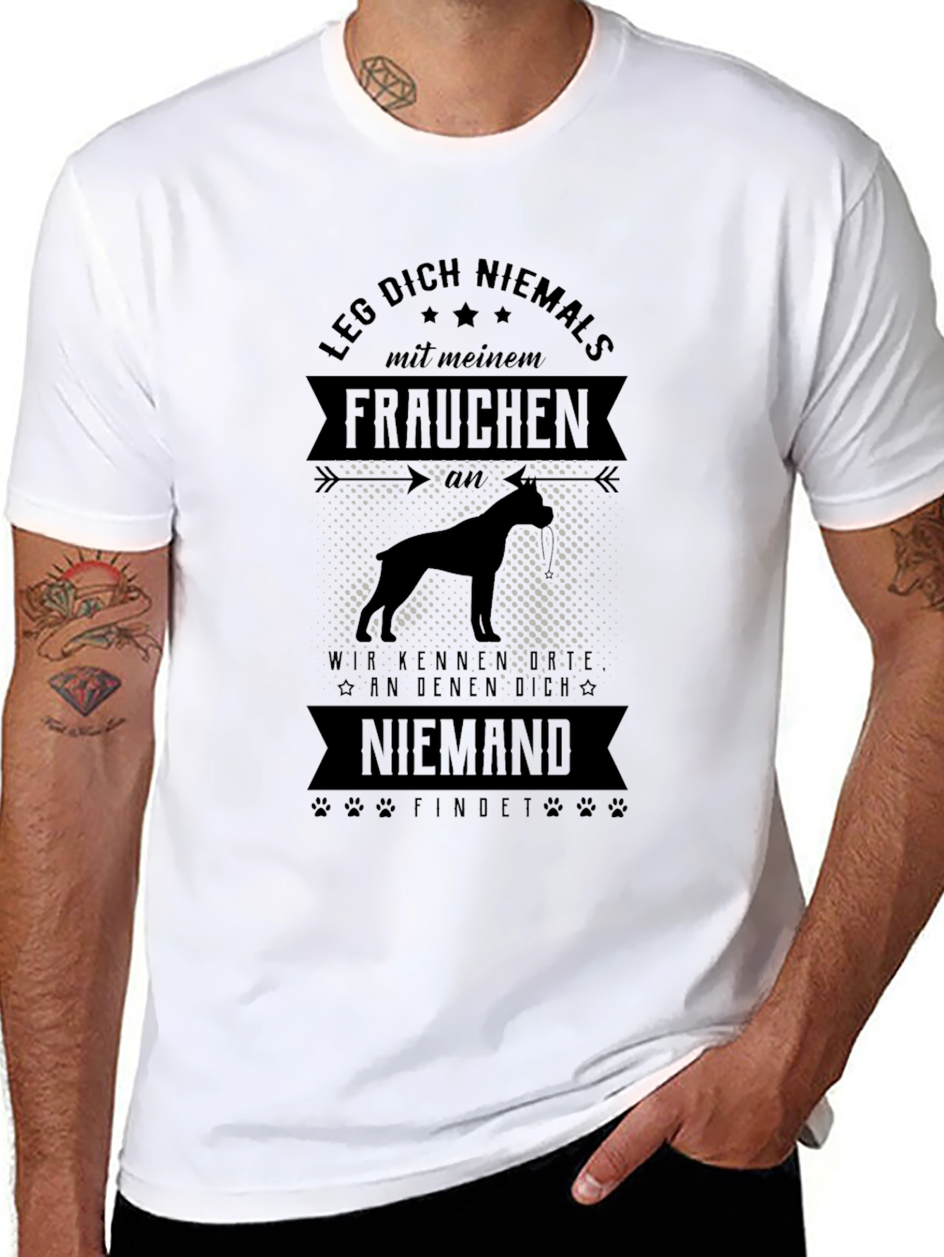 Dog Mom T-Shirt: Funny German Slogan Tee