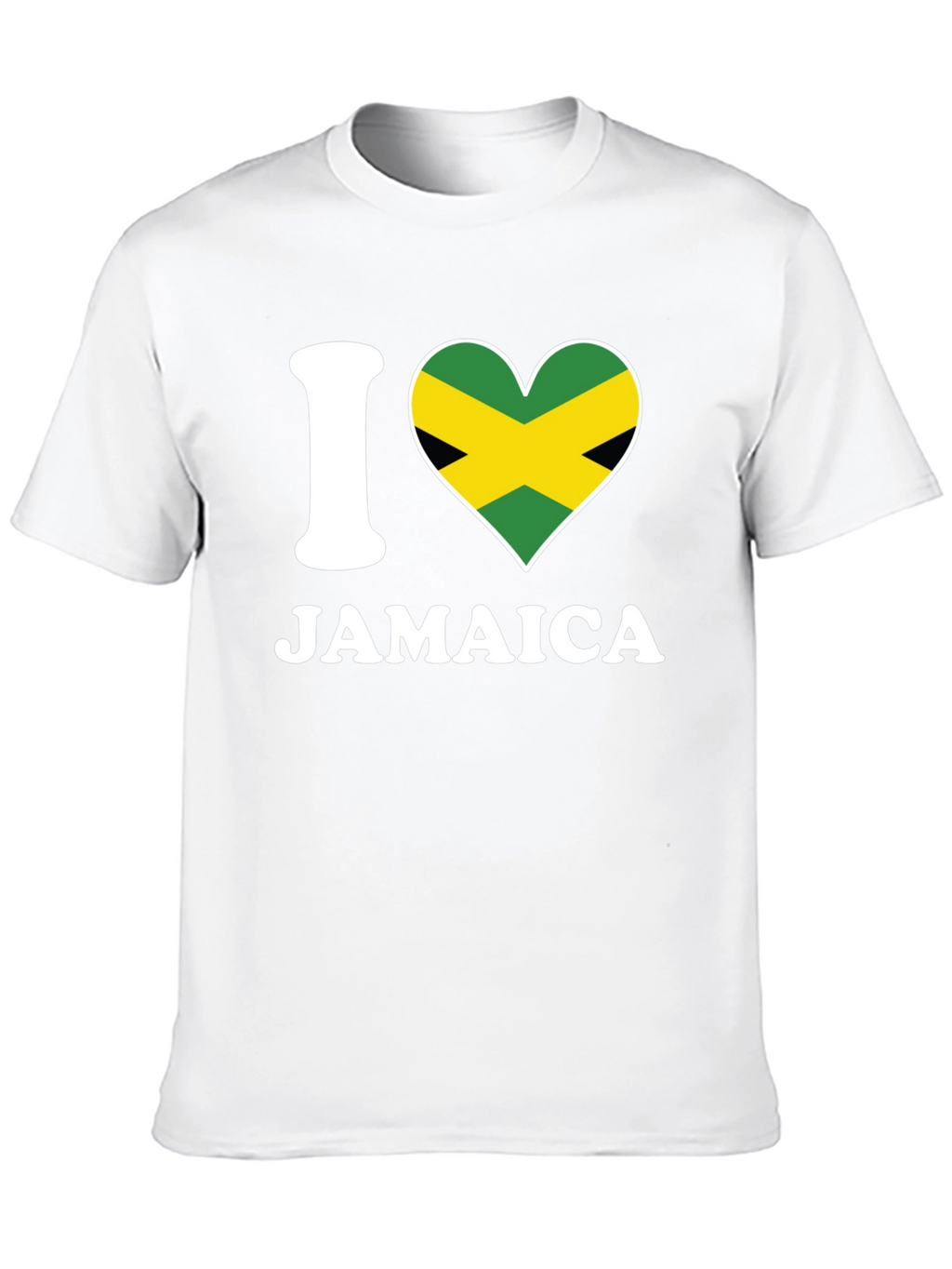 I Heart Jamaica T-Shirt - Black