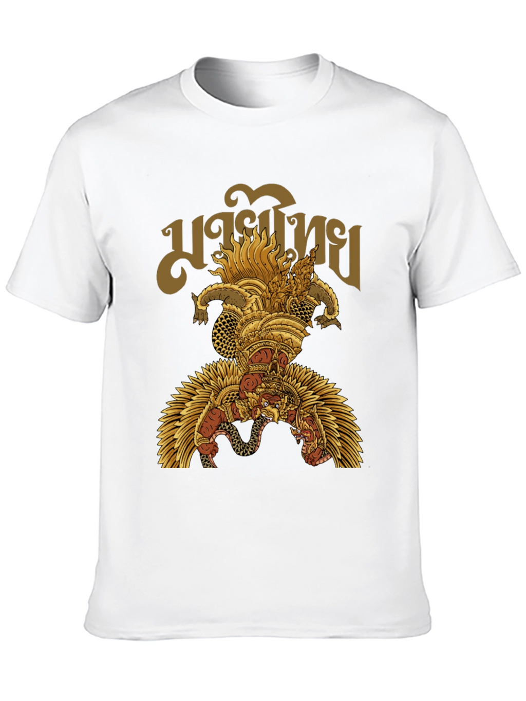 Garuda Thai Graphic T-Shirt - Mens Black Tee