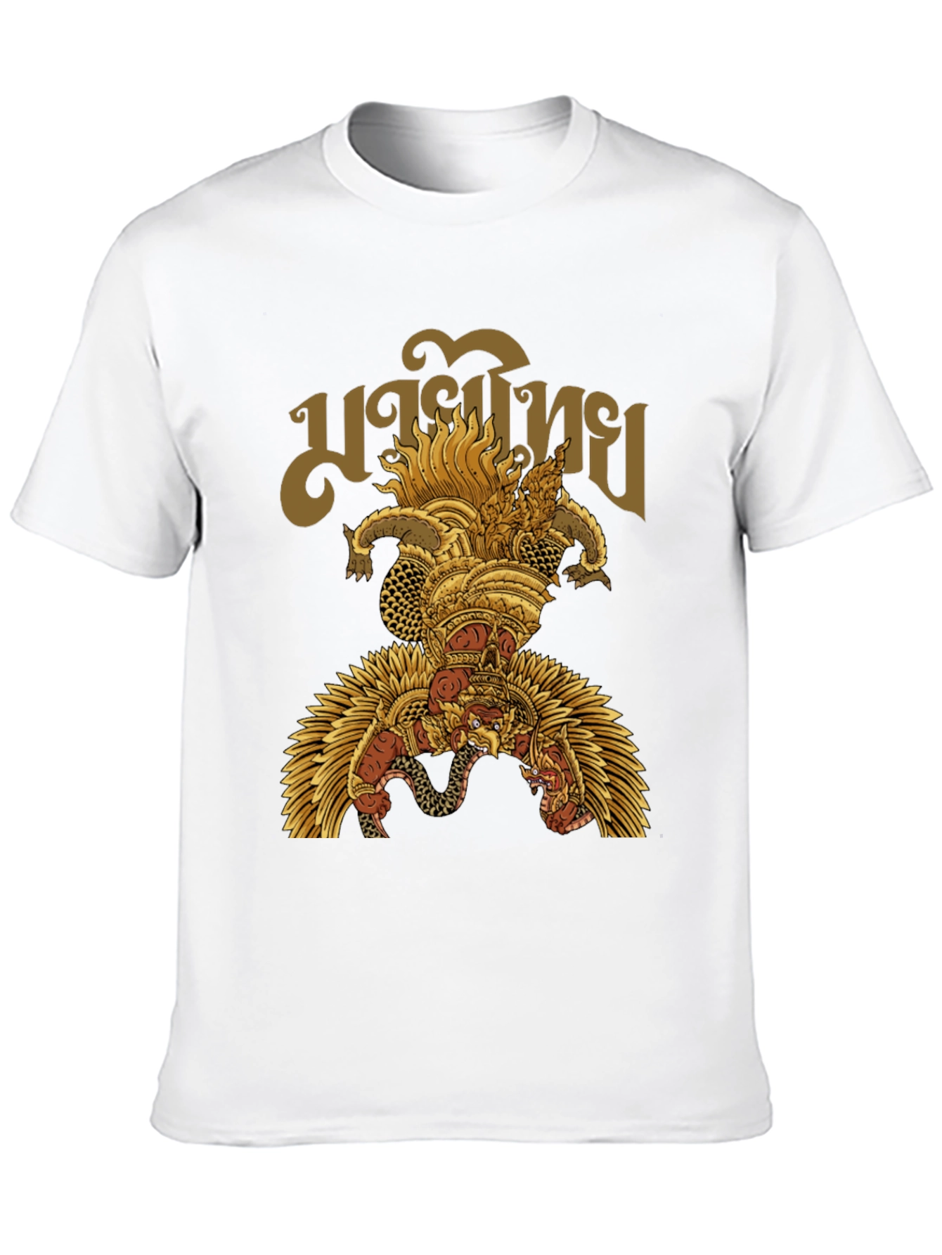 Garuda Thai Graphic T-Shirt - Mens Black Tee
