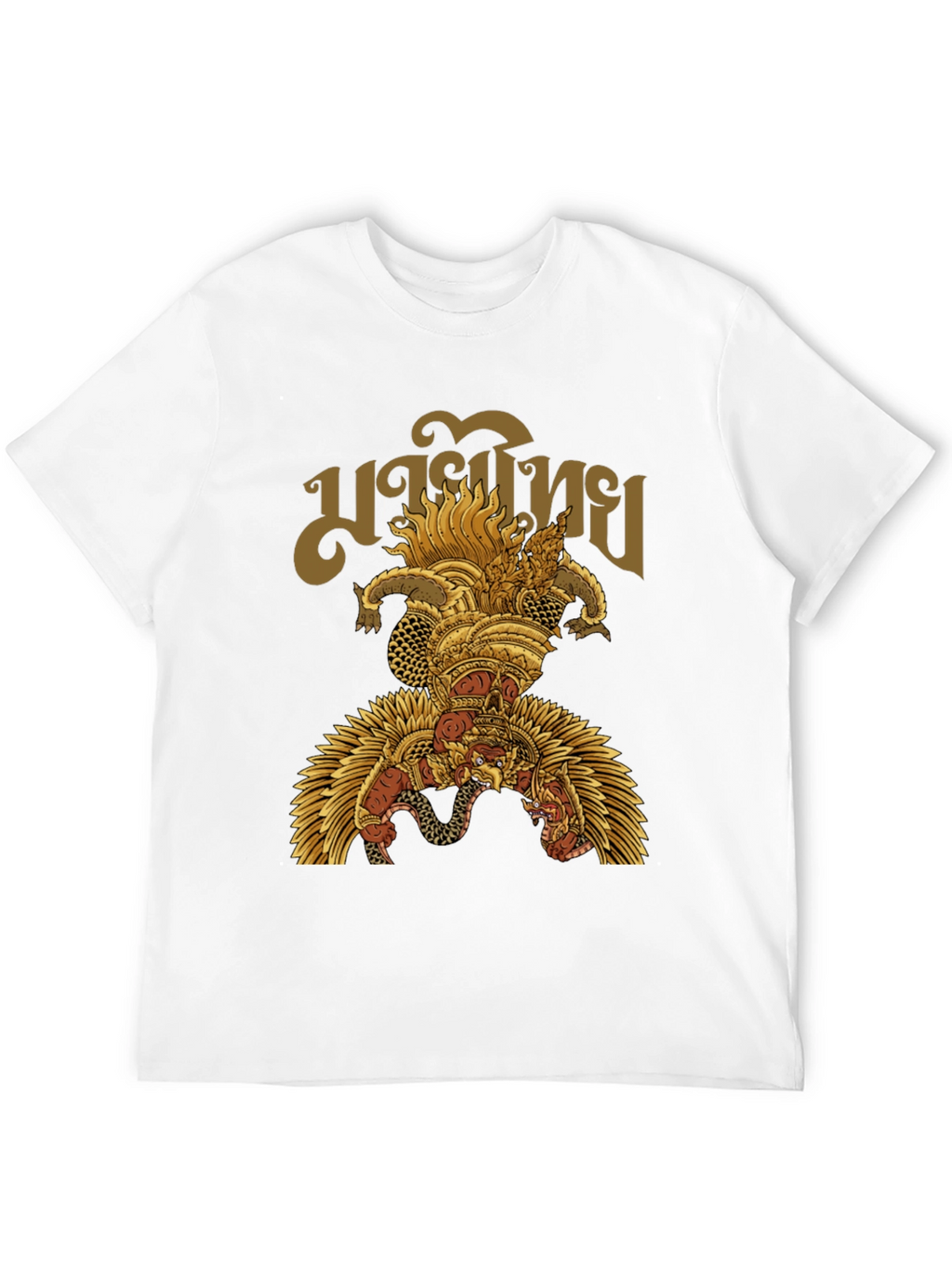 Garuda Thai Graphic T-Shirt - Mens Black Tee