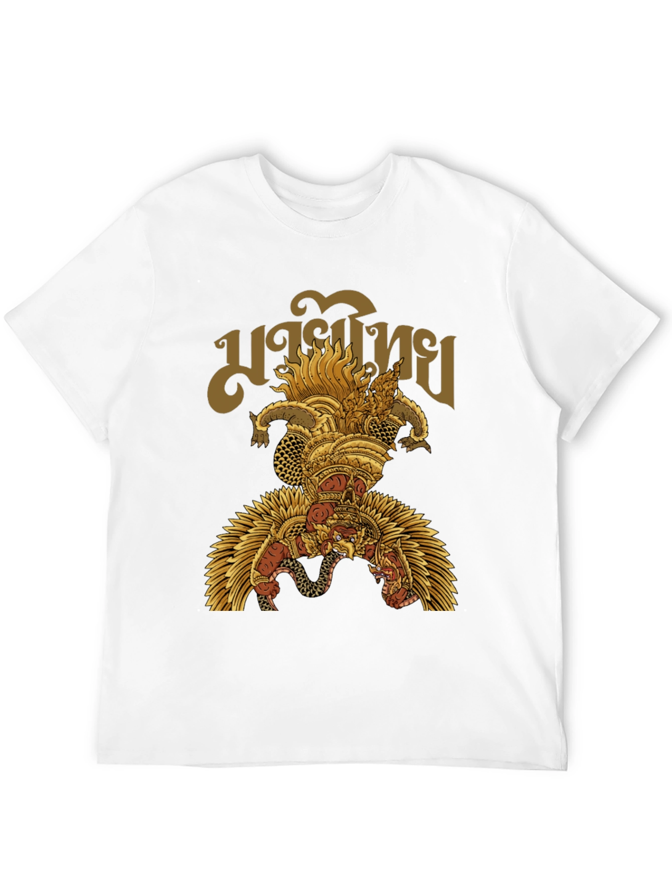 Garuda Thai Graphic T-Shirt - Mens Black Tee