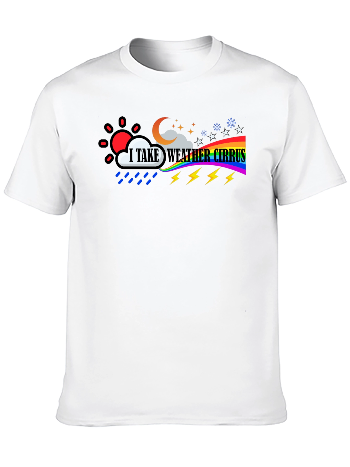 Weather Cirrus T-Shirt - Mens Black Tee