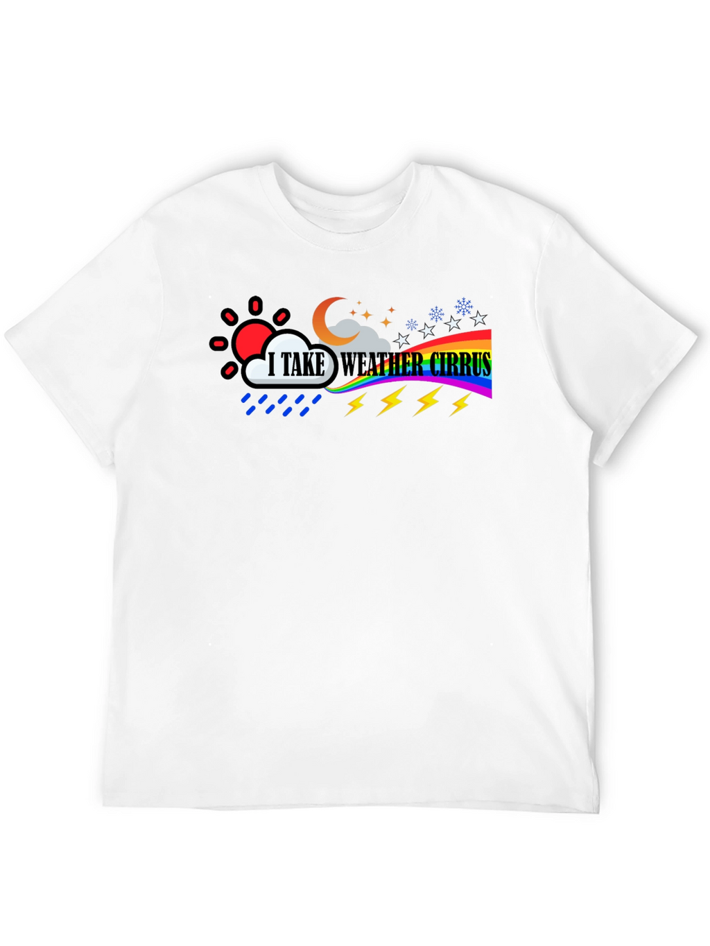 Weather Cirrus T-Shirt - Mens Black Tee