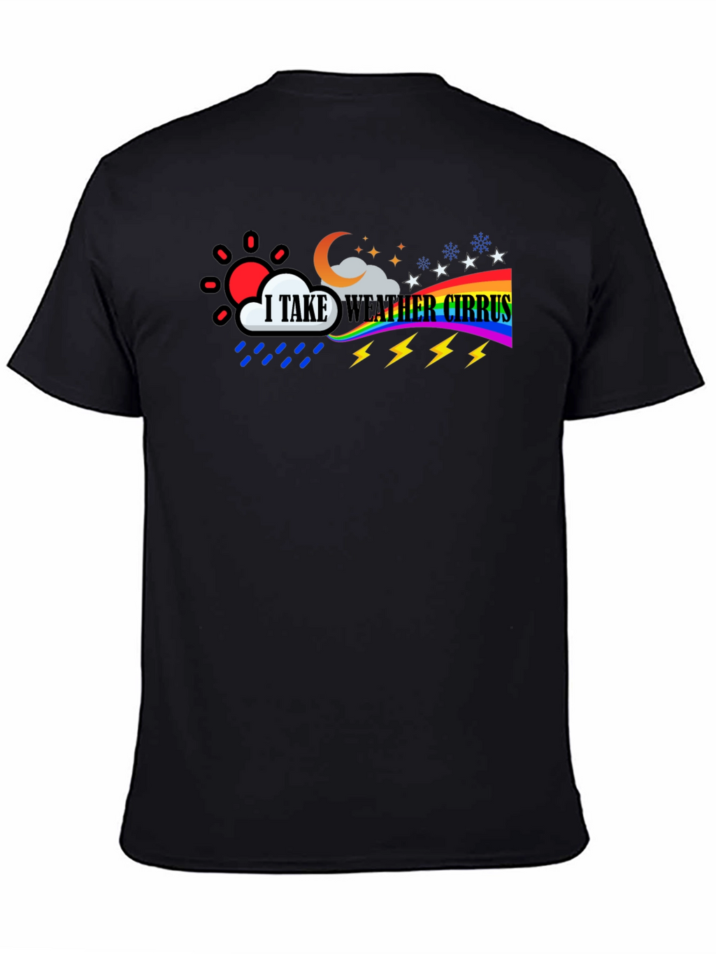 Weather Cirrus T-Shirt - Mens Black Tee