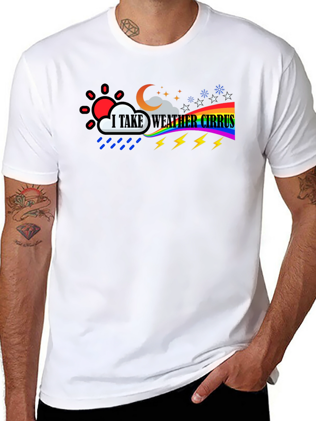 Weather Cirrus T-Shirt - Mens Black Tee
