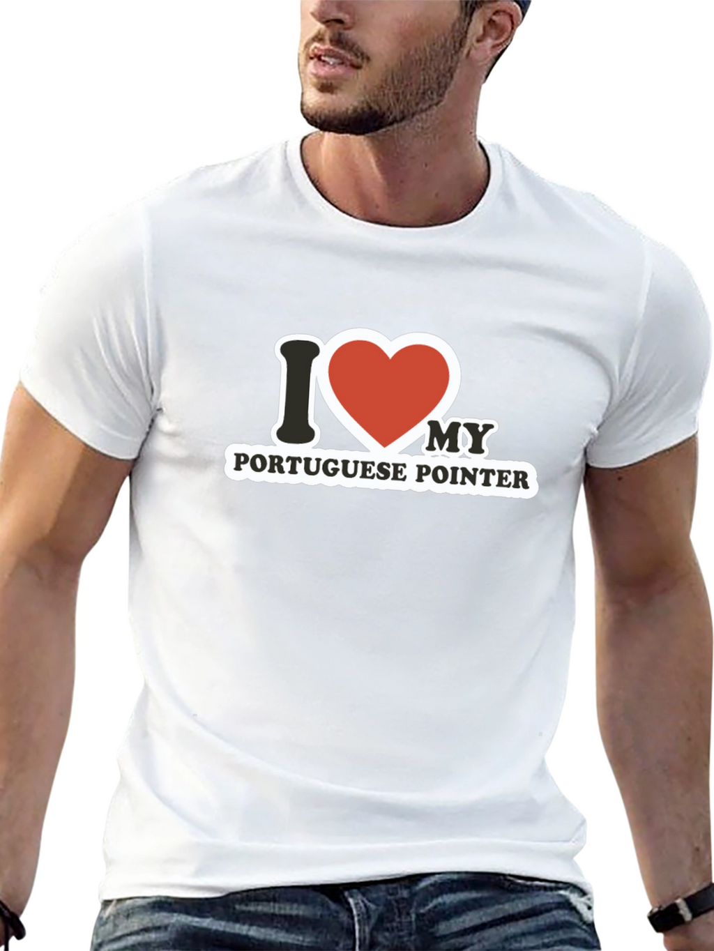 I Love My Portuguese Pointer T-Shirt