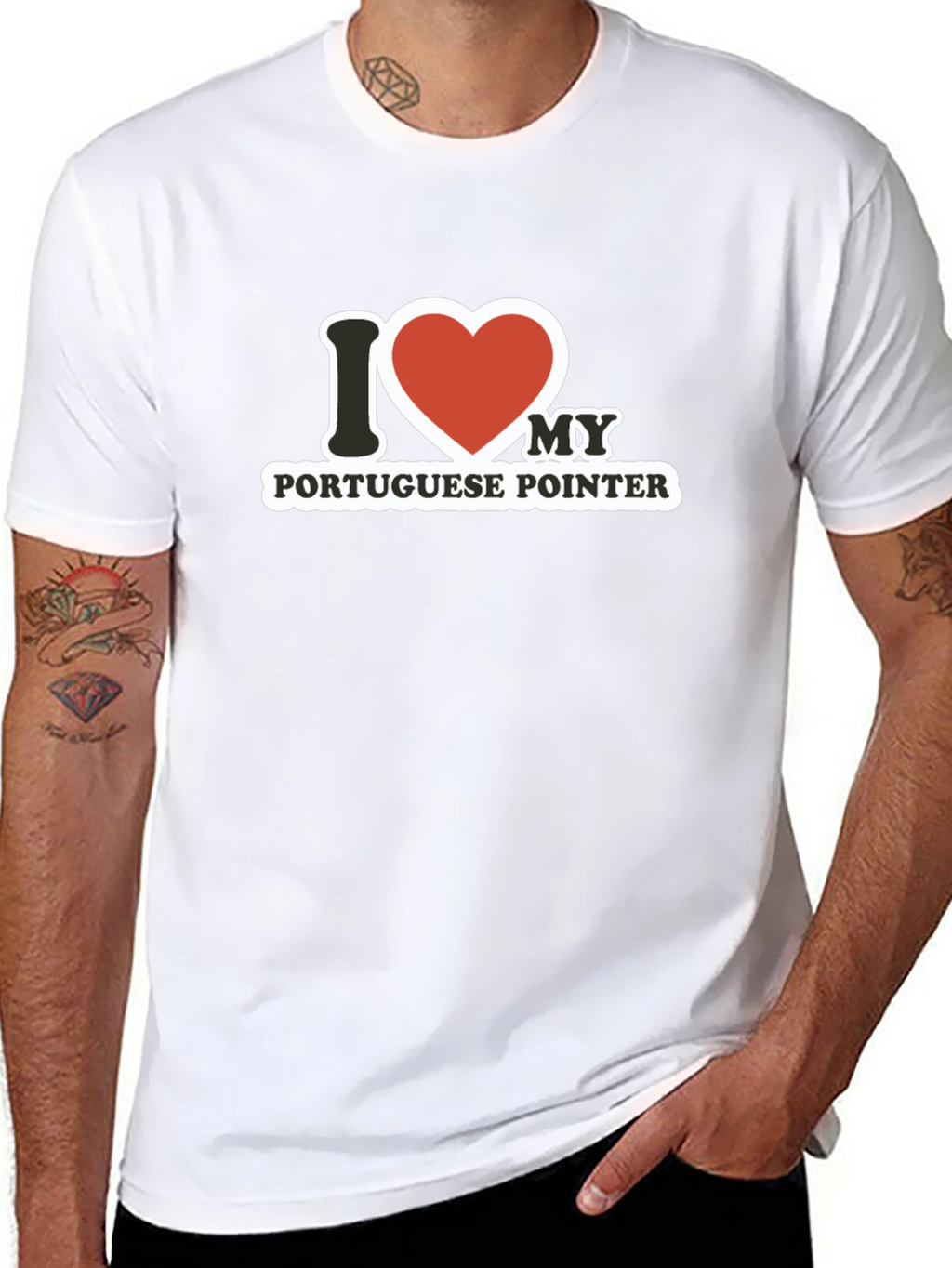 I Love My Portuguese Pointer T-Shirt