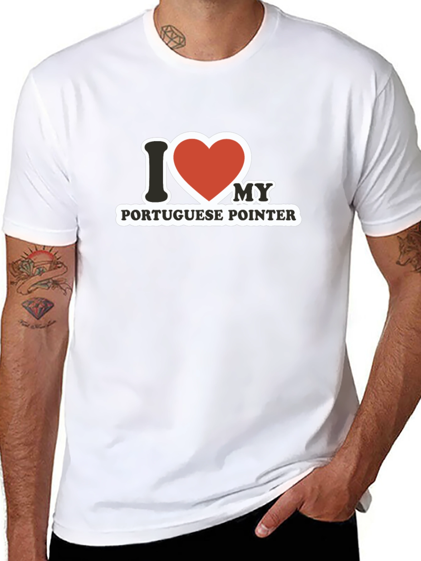 I Love My Portuguese Pointer T-Shirt