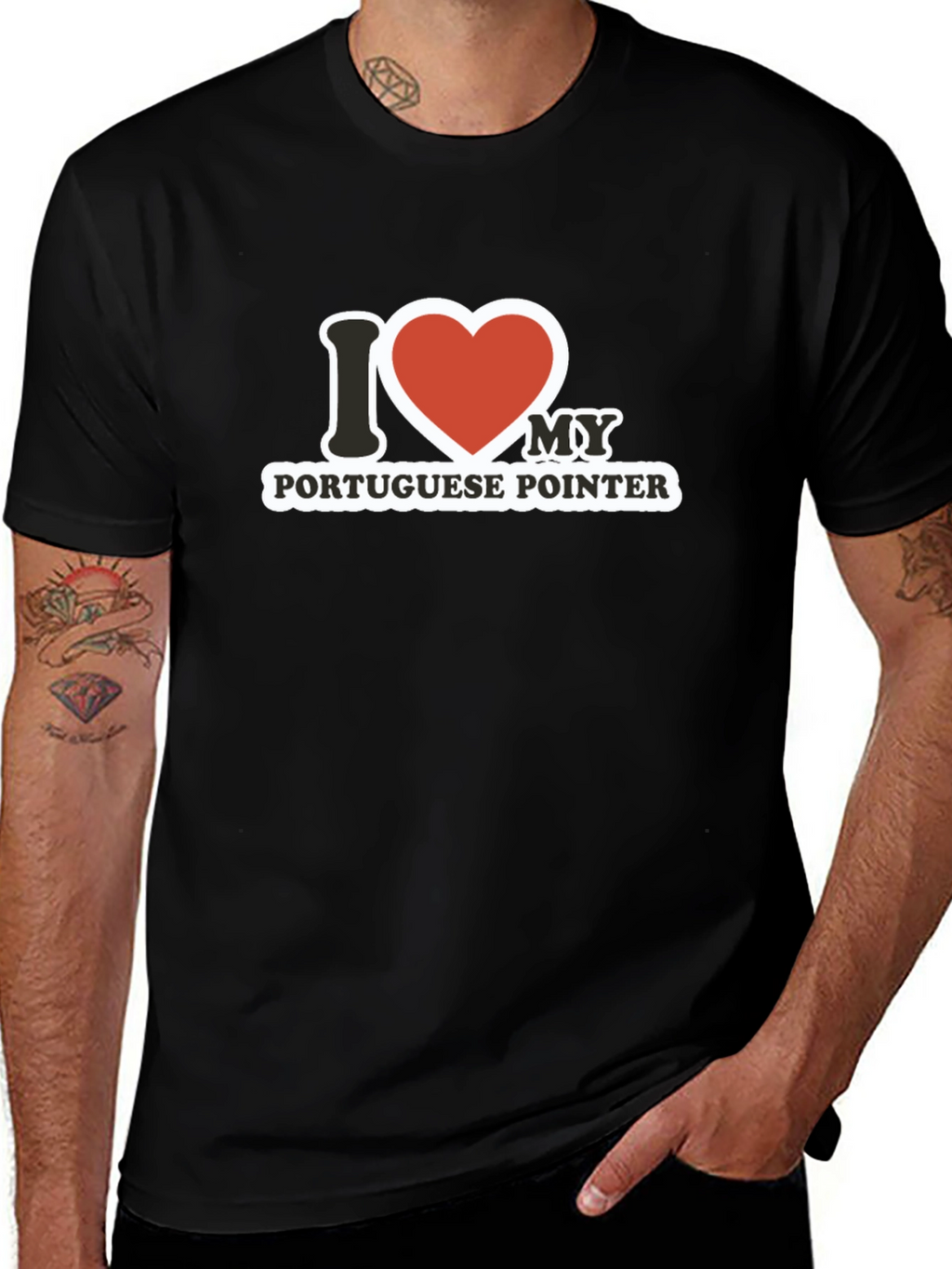 I Love My Portuguese Pointer T-Shirt