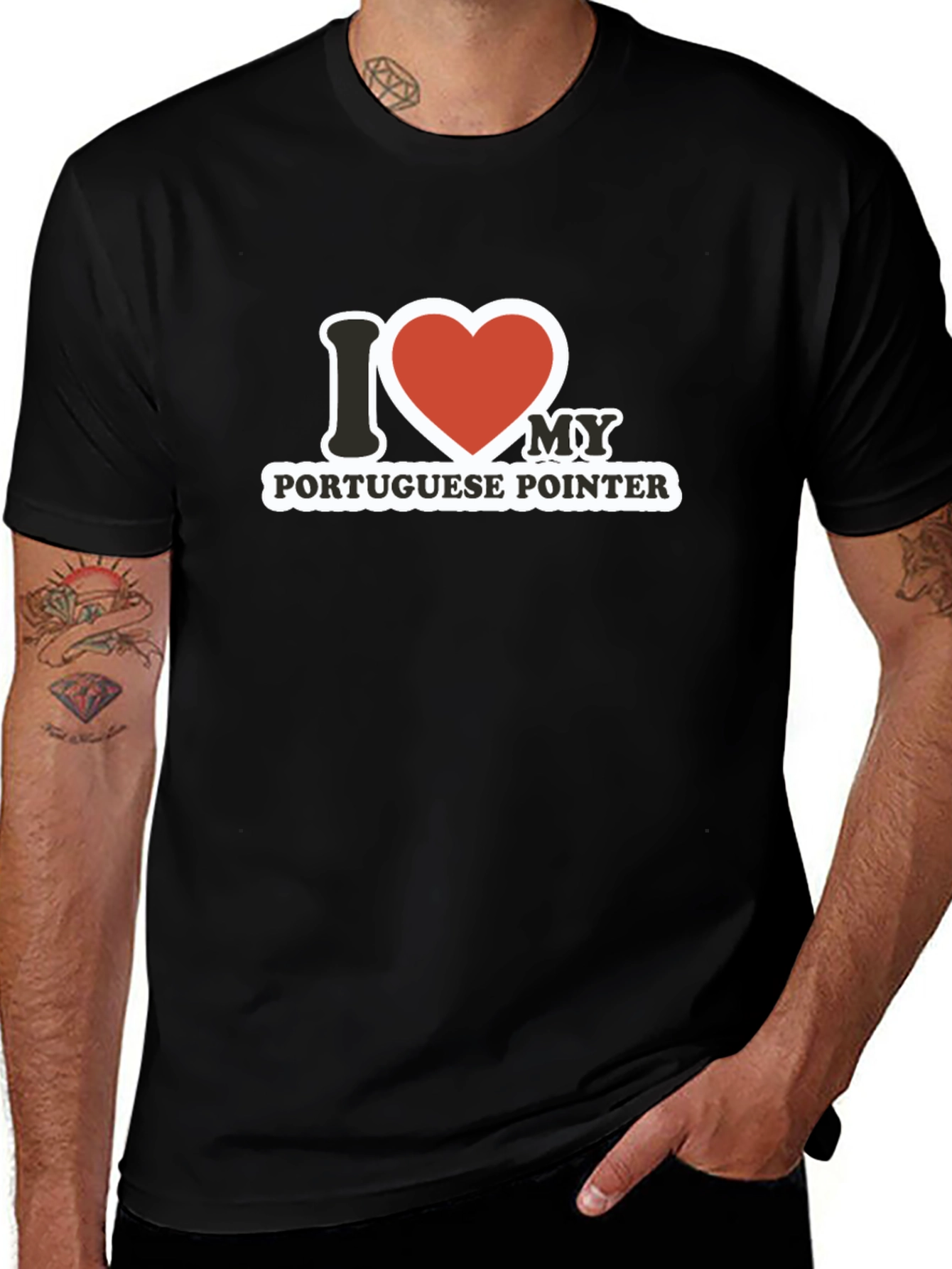 I Love My Portuguese Pointer T-Shirt