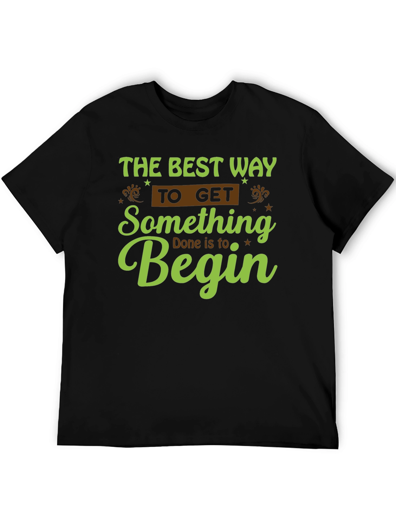 Motivational Graphic Tee - Begin!