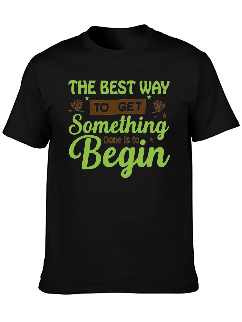 Motivational Graphic Tee - Begin!