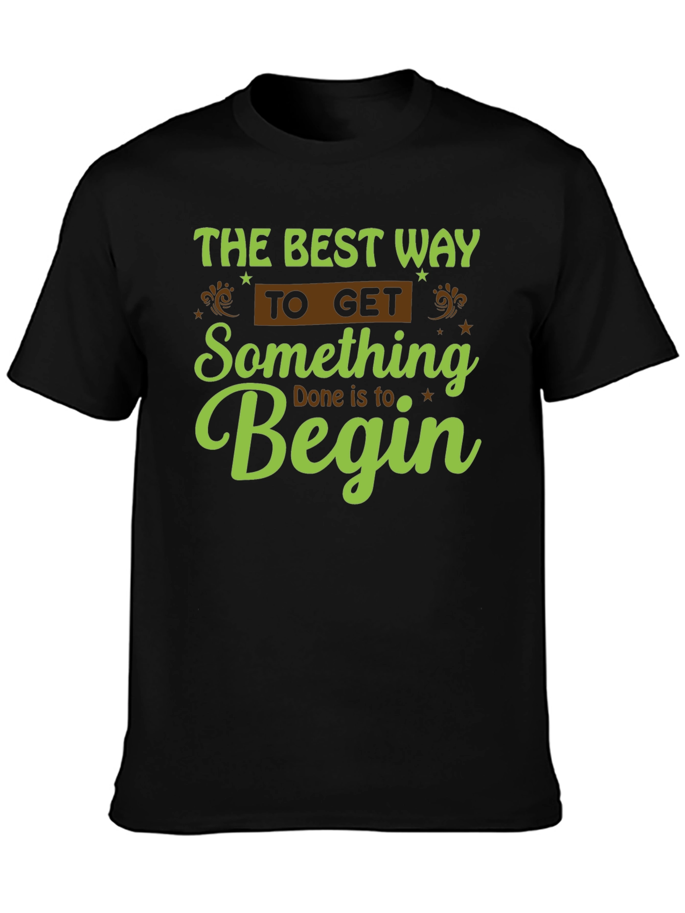Motivational Graphic Tee - Begin!