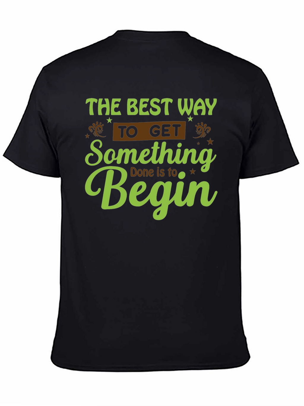 Motivational Graphic Tee - Begin!