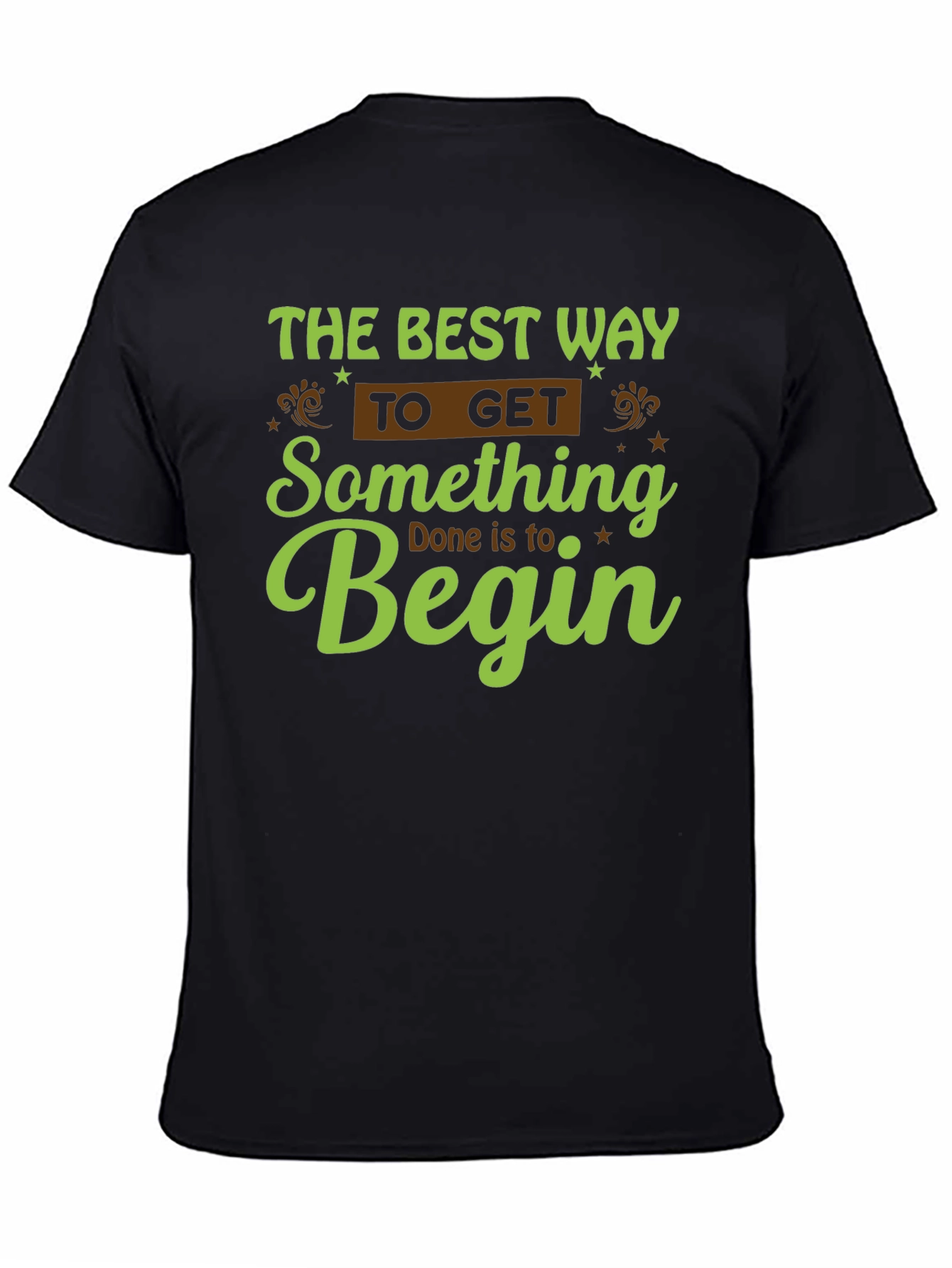 Motivational Graphic Tee - Begin!