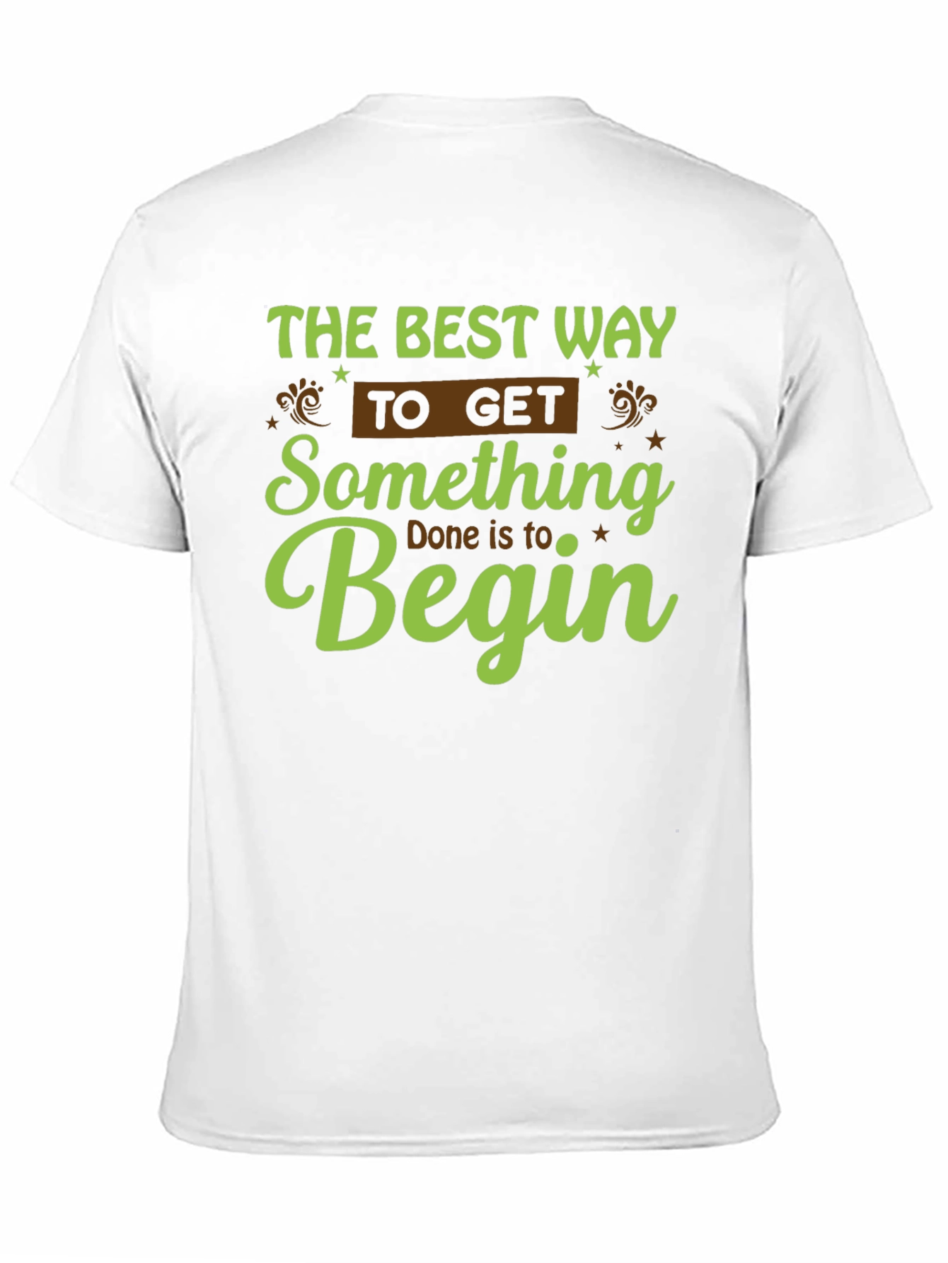 Motivational Graphic Tee - Begin!